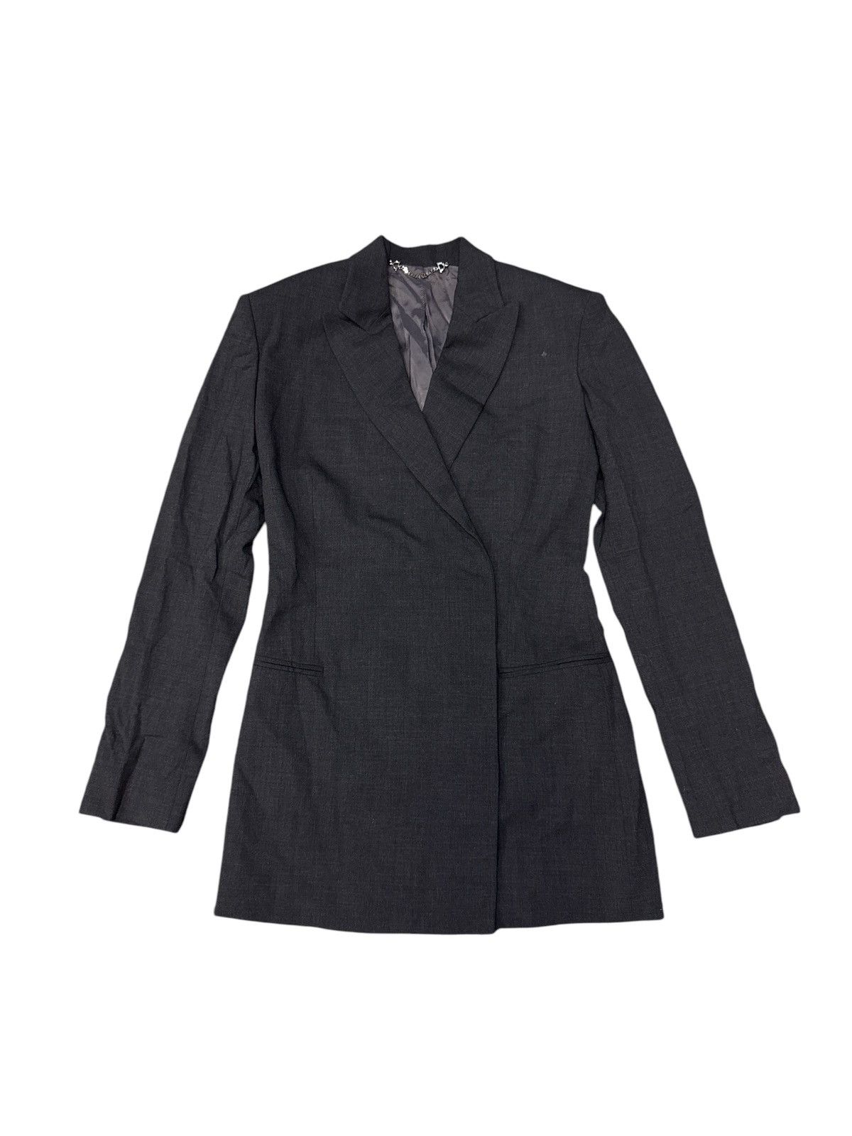 Gucci GUCCI DOUBLE BREASTED GABARDINE LANA WOOL BLAZER JACKET Size XS / US 0-2 / IT 36-38 - 1 Thumbnail