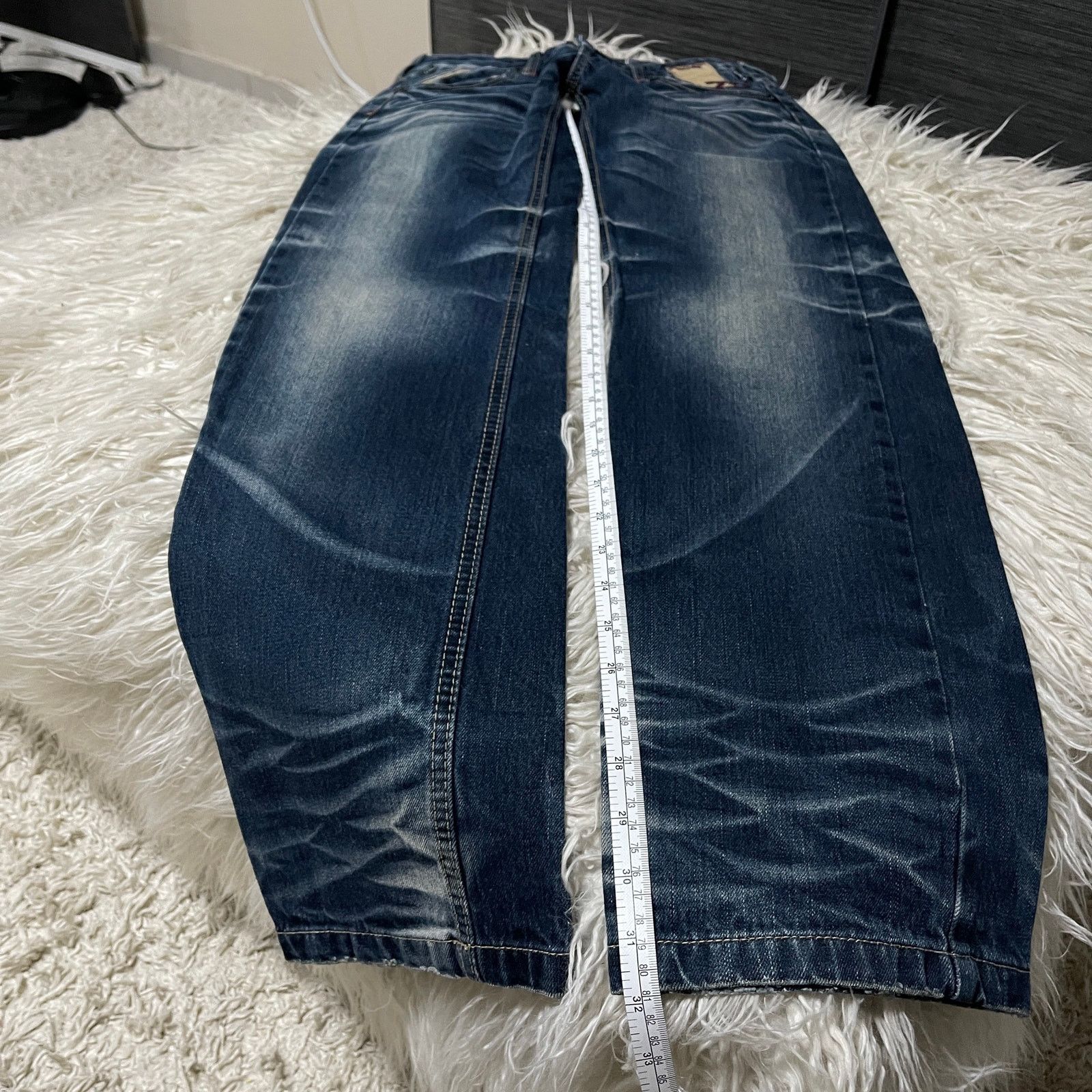 If Six Was Nine Vintage Faded Wash Japanese Brand Low-rise Denim Jeans Blue Size 28" / US 6 / IT 42 - 11 Thumbnail
