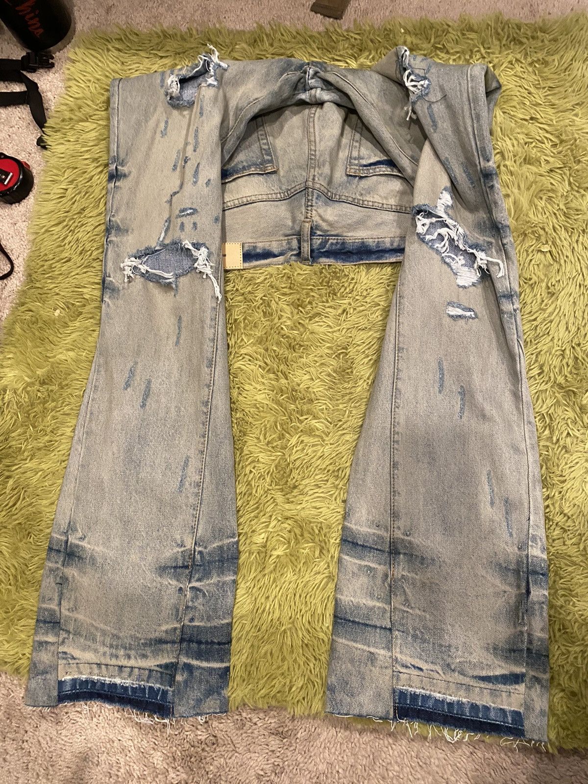 MNML Mnml Flare Size 32 - Vintage Blue Size US 32 / EU 48 - 3 Thumbnail