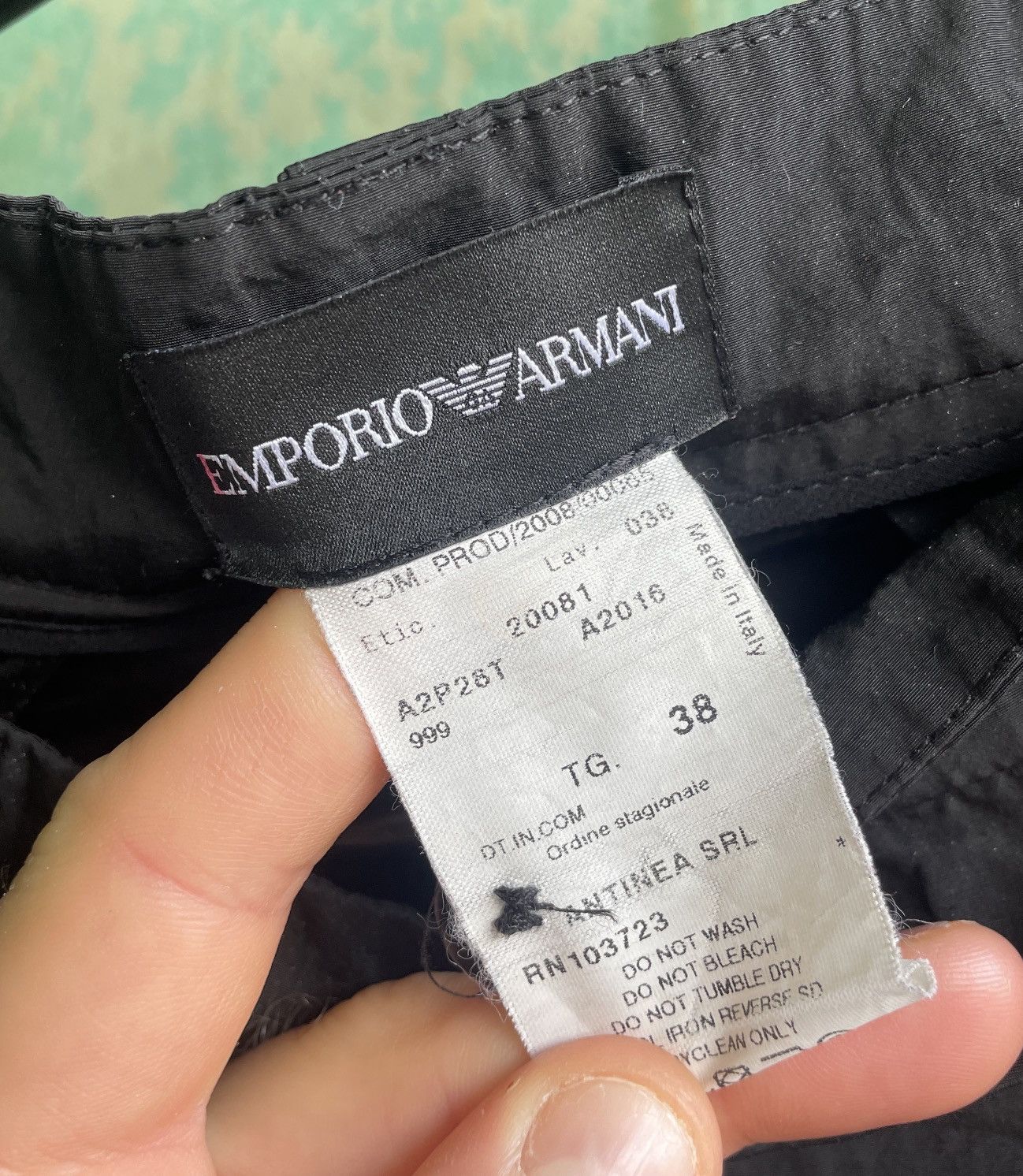 Emporio Armani Emporio Armani Black Asymmetric Balloon Hakama Shorts Skirt Size 26" / US 2 / IT 38 - 8 Thumbnail