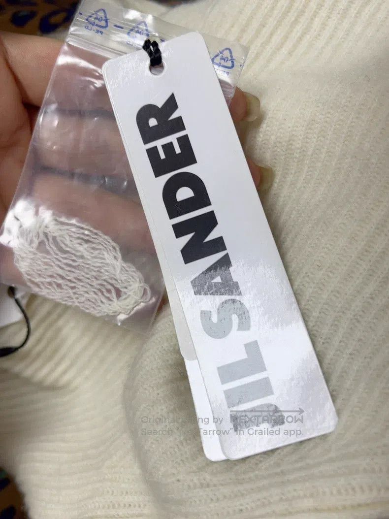 Jil Sander Jil Sander size 34 White Wool Knit Top Size M / US 6-8 / IT 42-44 - 4 Thumbnail