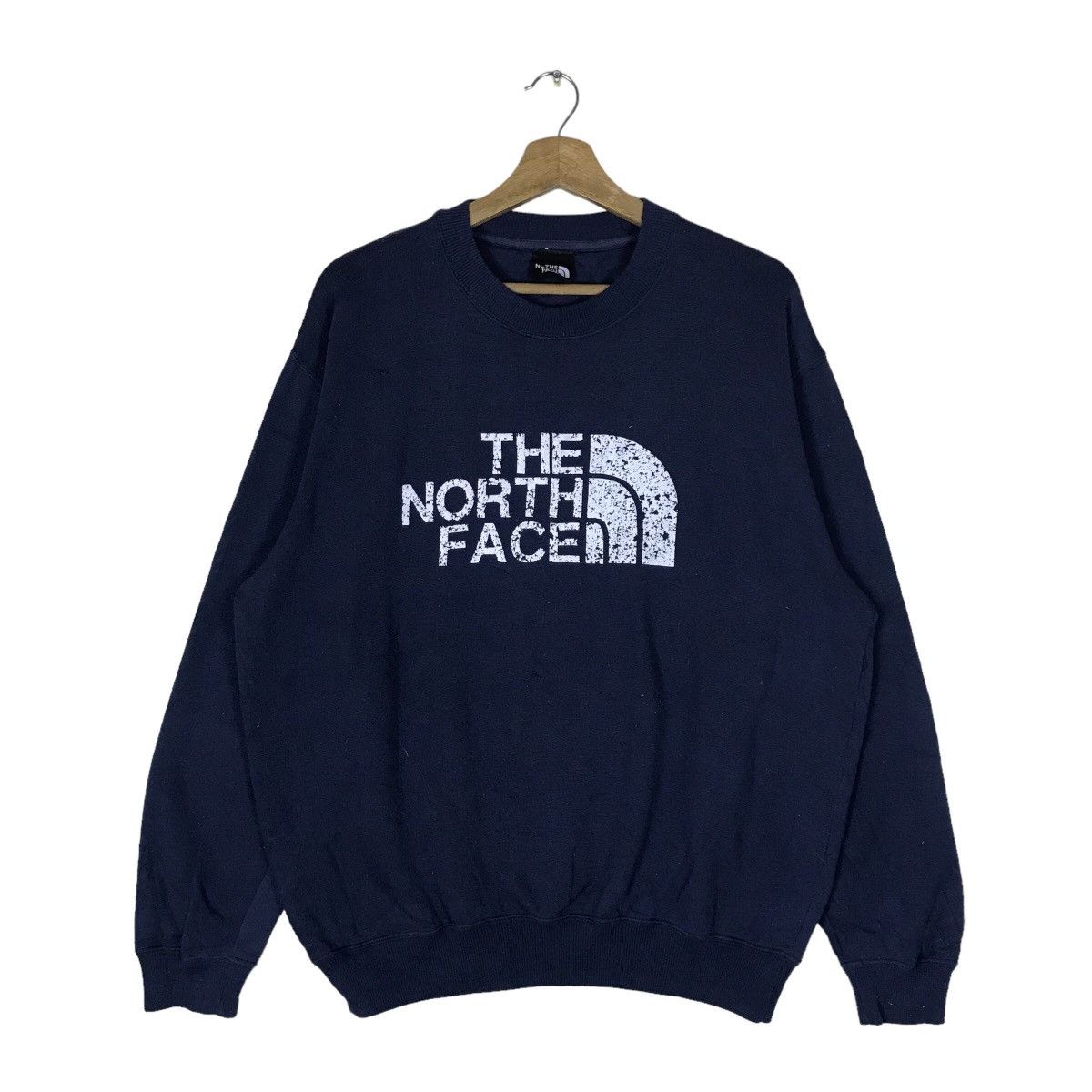 The North Face Vintage The North Face Spell Out Pullover Jumper Sweatshirt Size US L / EU 52-54 / 3 - 1 Thumbnail
