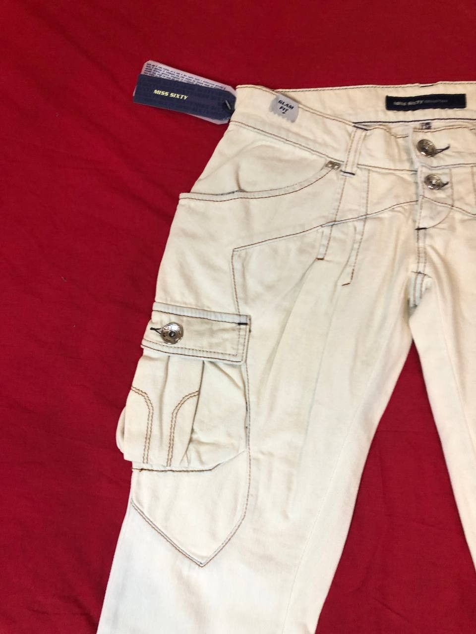 Miss Sixty Vintage Miss Sixty Y2K Grunge Punk Low Rise Denim jeans Size 28" / US 6 / IT 42 - 15 Thumbnail