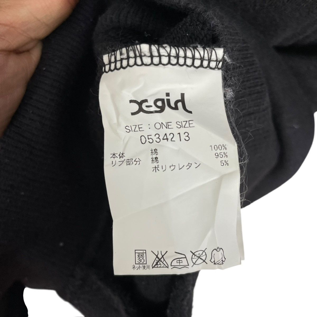 Japanese Brand Vintage X-Girl Japanese Brand Sweatshirt Hoodie Pull Over Size US S / EU 44-46 / 1 - 9 Thumbnail