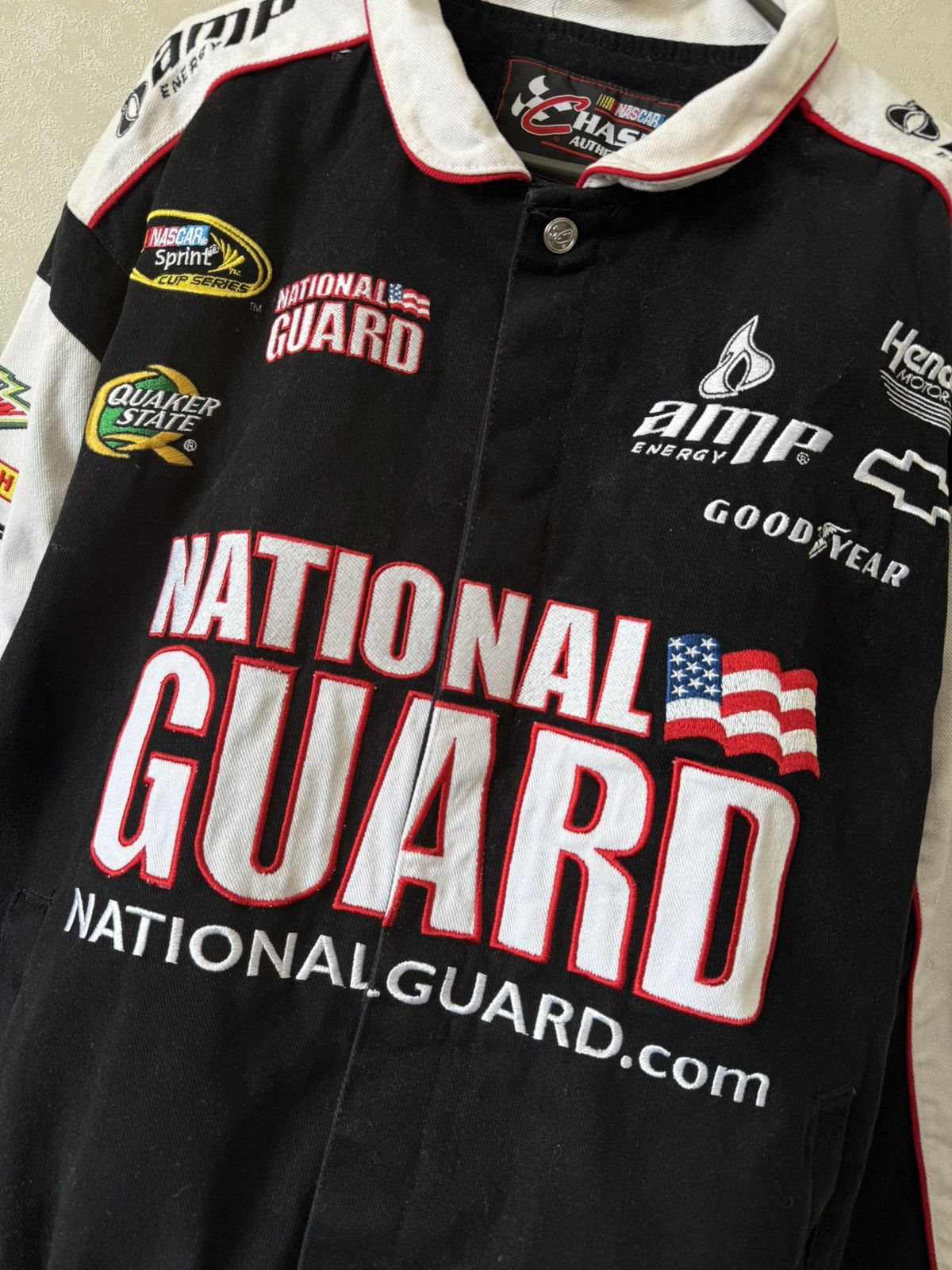 NASCAR Dale Earnhardt NASCAR Racing Jacket National Guard Chevrolet Size US M / EU 48-50 / 2 - 4 Thumbnail