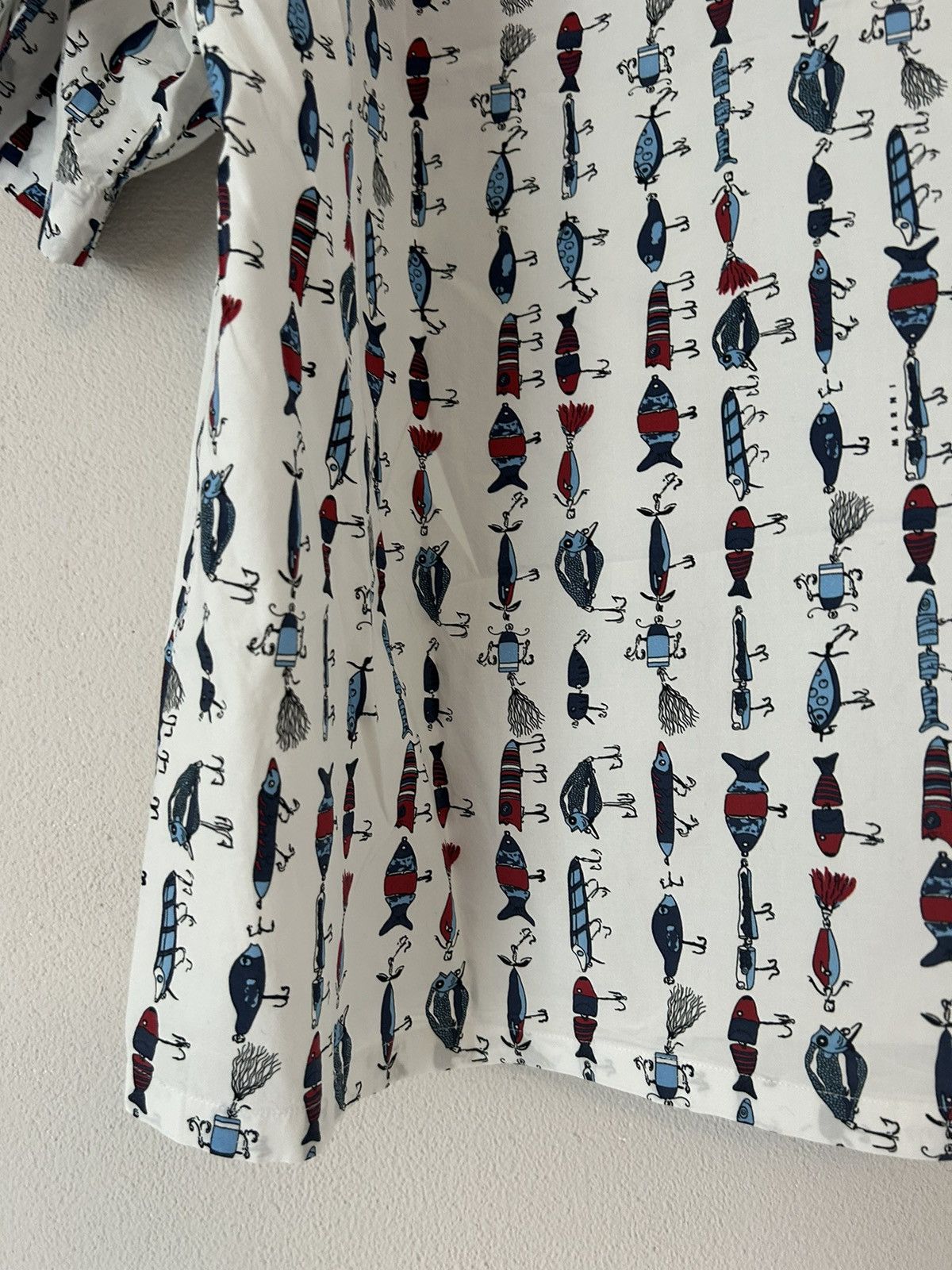 Marni Fish Print Bowling Shirt Size US M / EU 48-50 / 2 - 9 Thumbnail