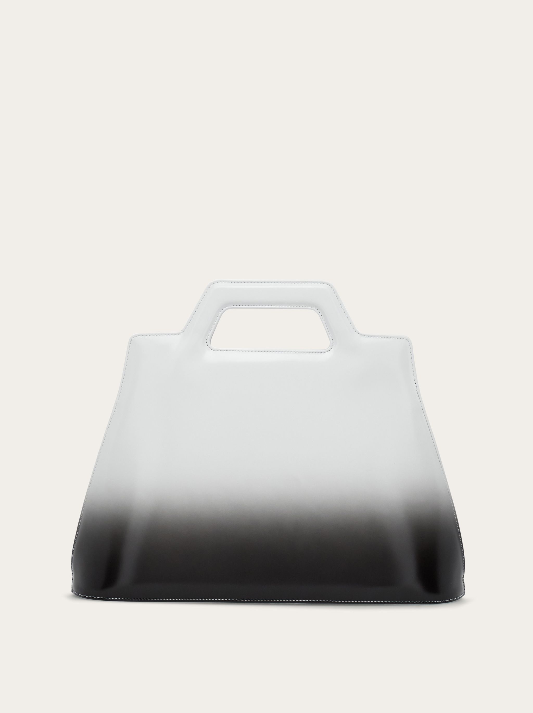 Salvatore Ferragamo o1s1rm0924 Size: OS / Wanda Handle Bag in White/Black Size ONE SIZE - 5 Thumbnail