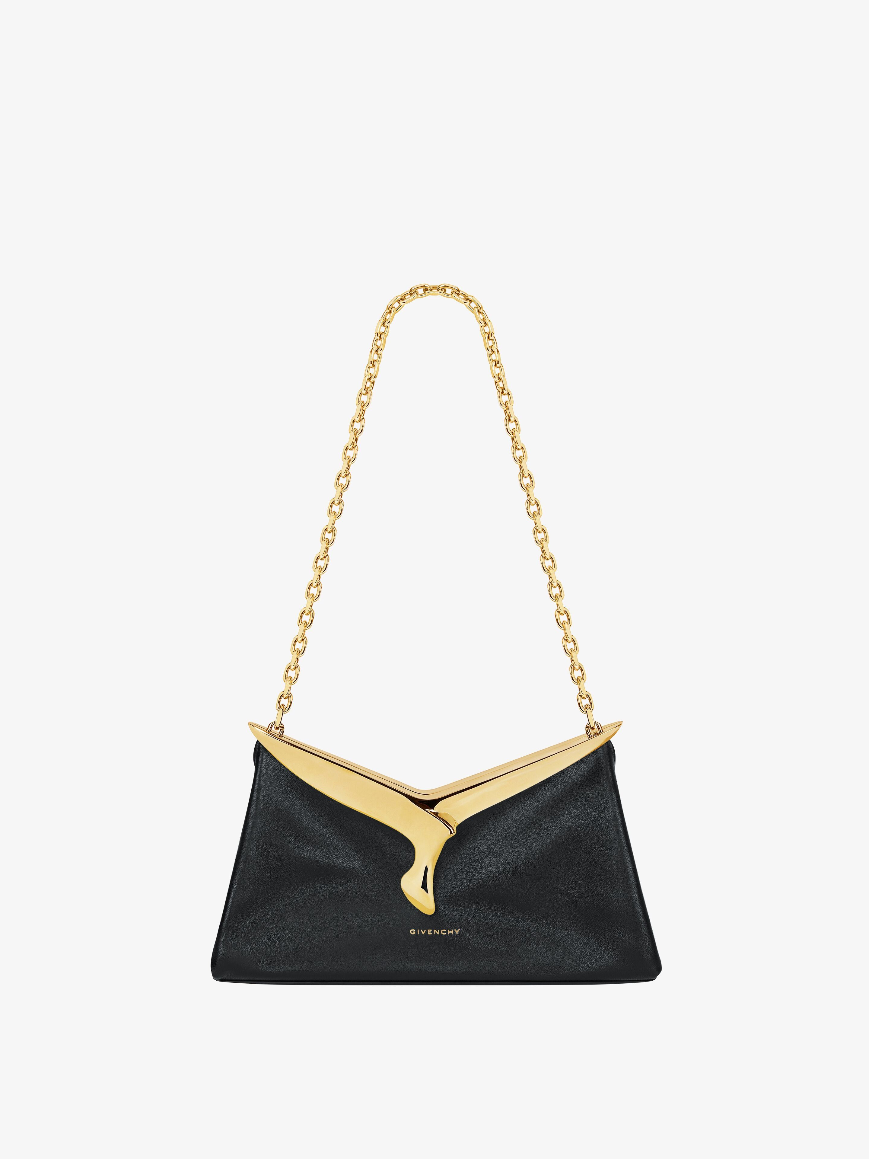 Givenchy o1w1db10825 Size: OS / Cut Out Sculpture Chain Bag in Black Size ONE SIZE - 1 Thumbnail