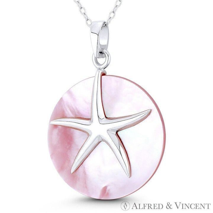 Other Starfish Boho Beachbum Pink Mother-of-Pearl Pendant Size ONE SIZE - 1 Preview