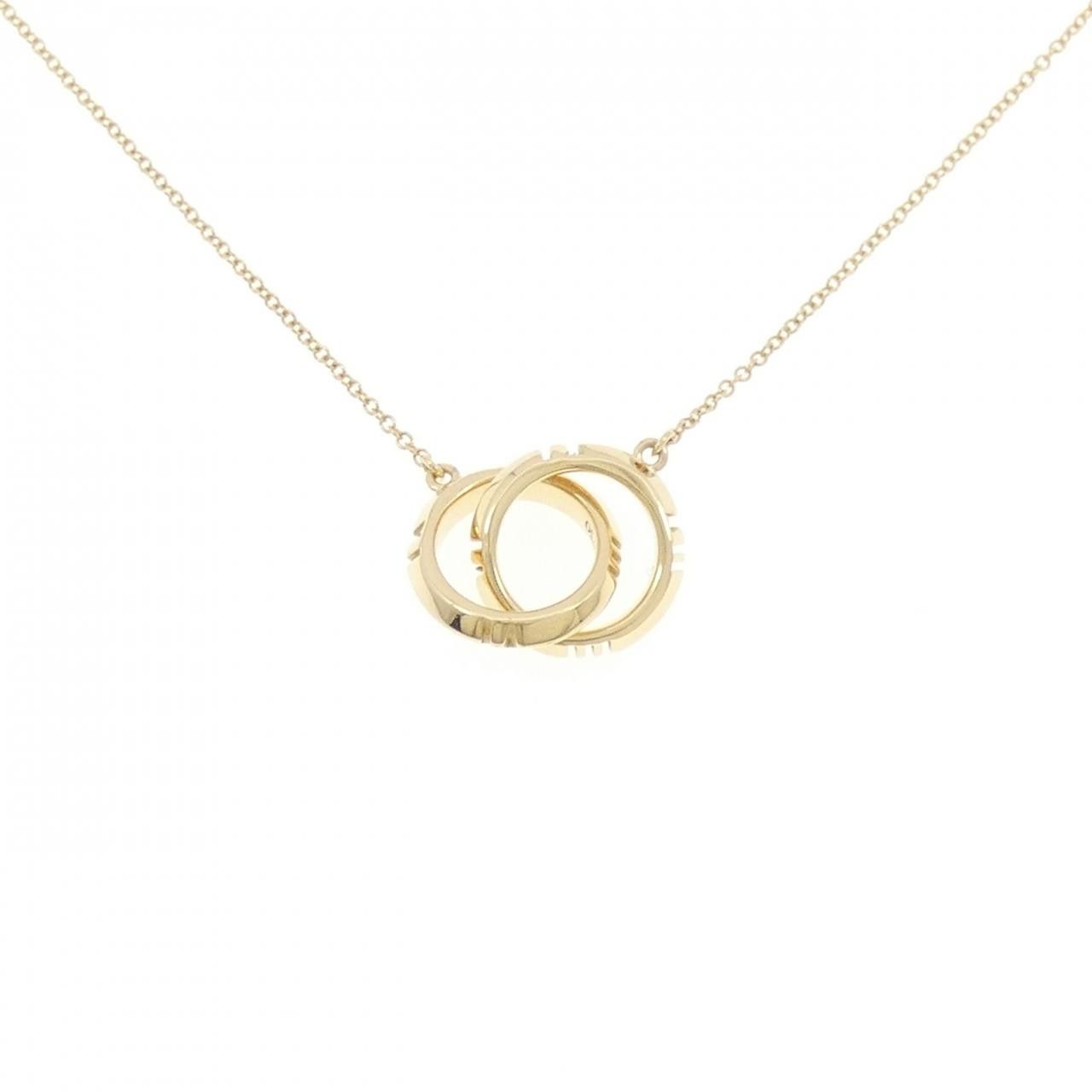 Tiffany & Co. Tiffany & Co. Tiffany X Closed Interlocking 750 Yellow Gold Necklace Precious Metal Necklace 67789202 DUTY FREE for USA Size ONE SIZE - 1 Thumbnail
