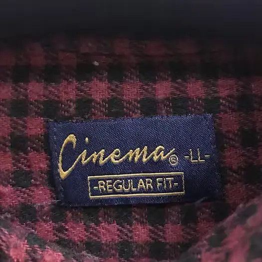Flannel Vintage Cinema Plaid Tartan Flannel Shirt Size US L / EU 52-54 / 3 - 4 Thumbnail