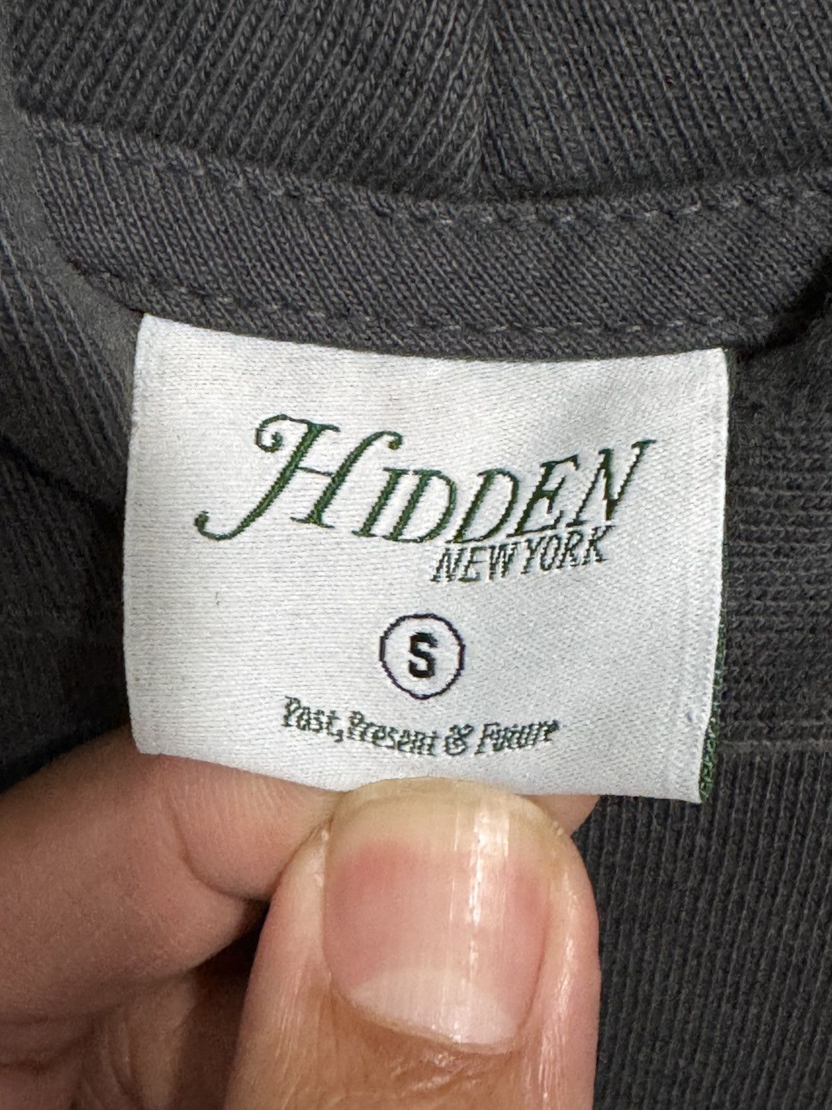 HIDDEN Hidden NY Dark Grey Hoodie Size US S / EU 44-46 / 1 - 4 Thumbnail