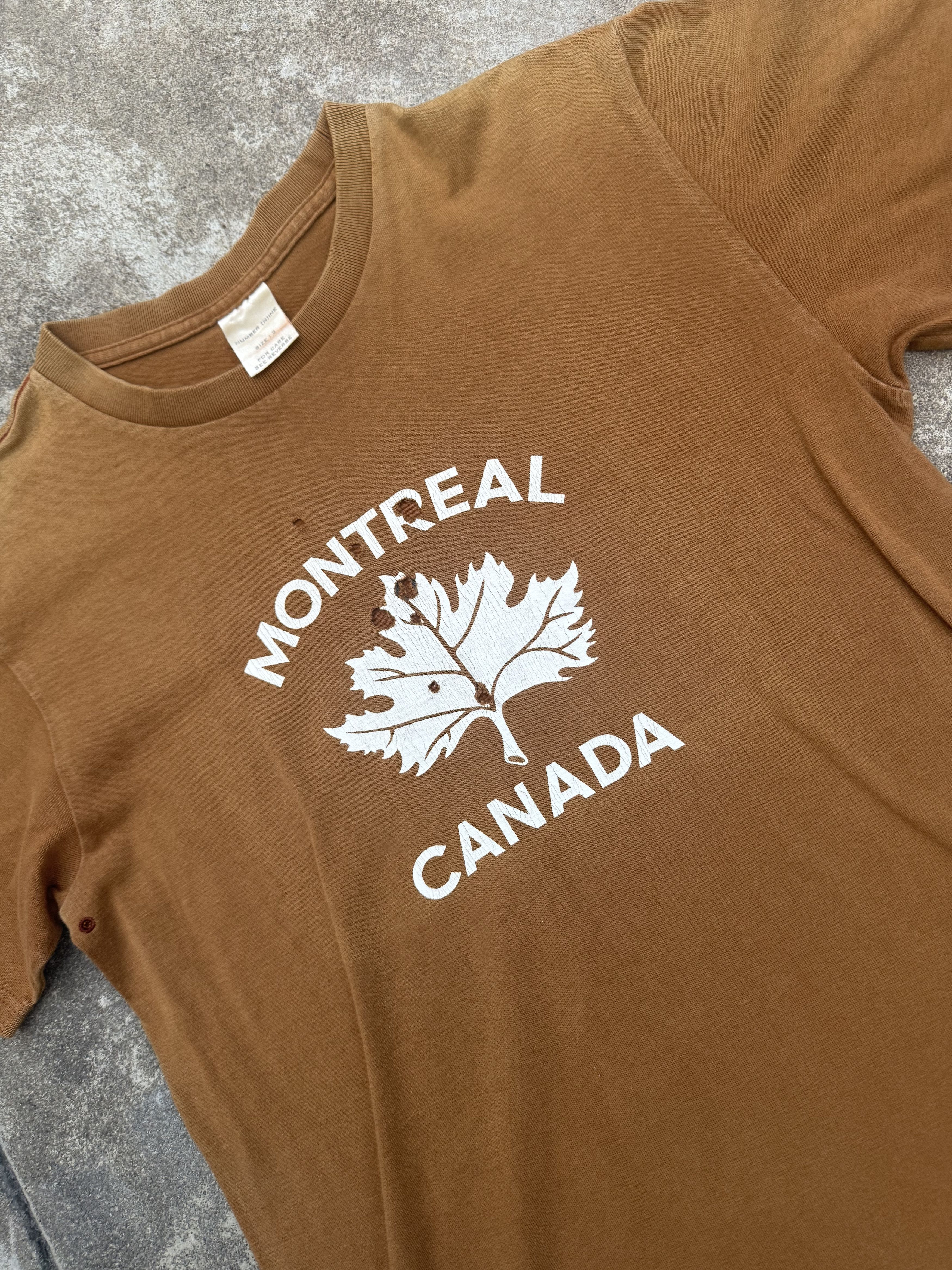 Number (N)ine SS01 “Time Migration” Montreal Canada Tee Size US L / EU 52-54 / 3 - 3 Thumbnail