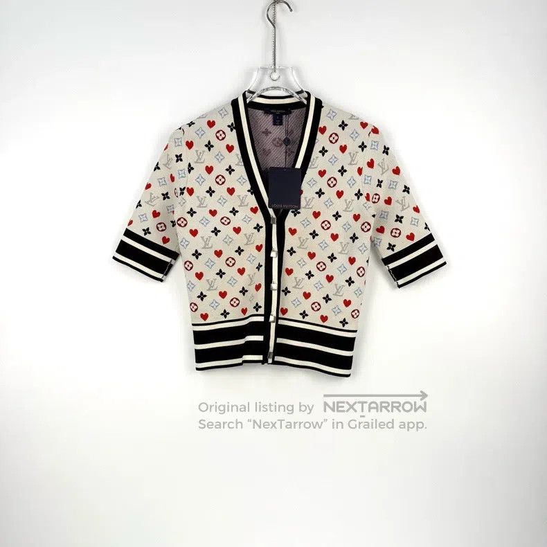 Louis Vuitton Louis Vuitton White full logo playing card mulberry silk n Size S / US 4 / IT 40 - 3 Thumbnail