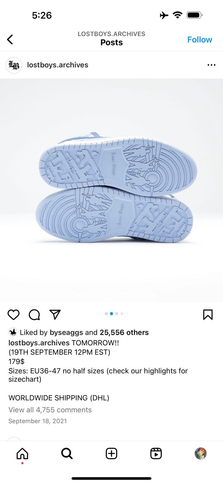 Designer Blue lagoons Size US 8.5 / EU 41-42 - 5 Thumbnail