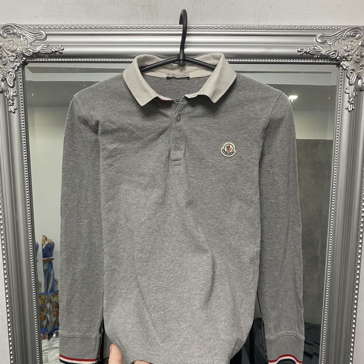 Moncler Moncler Long Sleeve Polo T Shirt Size US XS / EU 42 / 0 - 3 Thumbnail