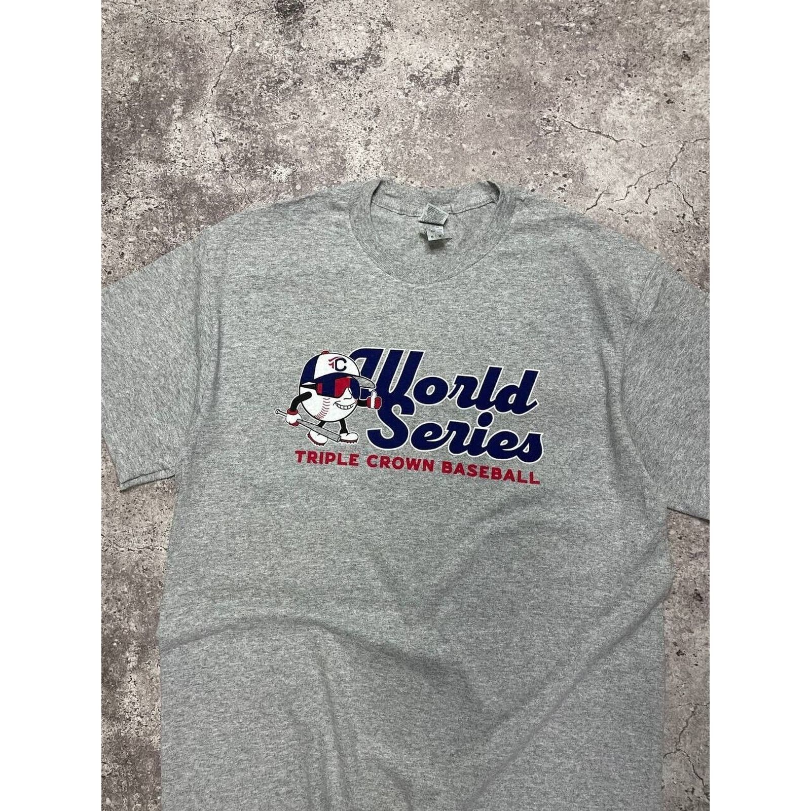 Other Vintage Triple Crown Baseball T-Shirt Gray World Series Tee Size US M / EU 48-50 / 2 - 4 Thumbnail