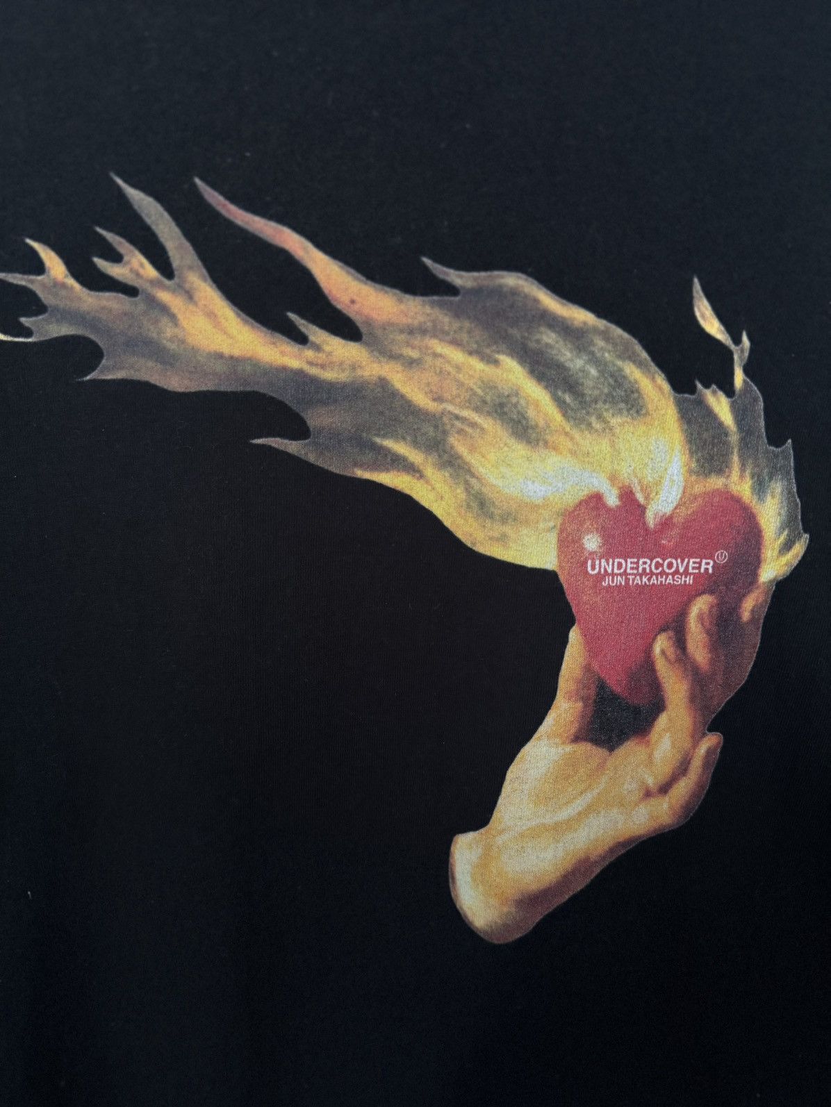 Undercover Undercover Heart On Fire T-shirt Size US L / EU 52-54 / 3 - 2 Thumbnail