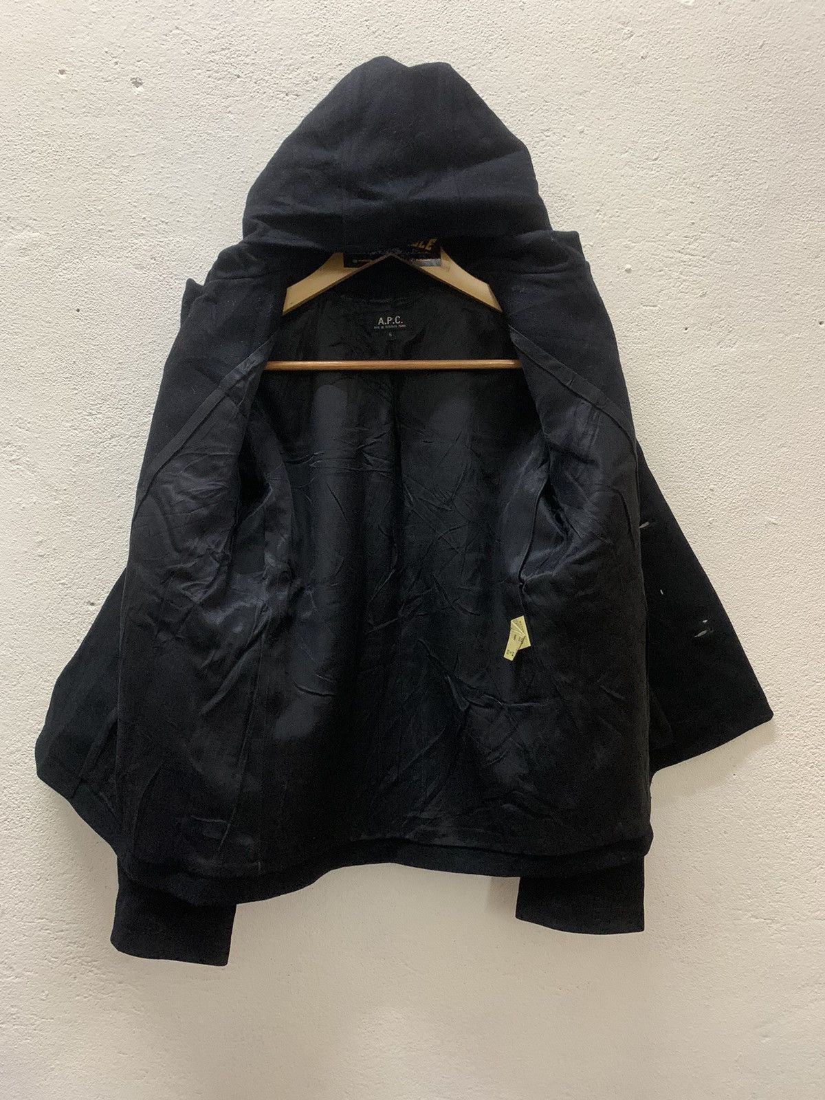 A.P.C. A.P.C Hooded Short Coat Wool Jacket Size S / US 4 / IT 40 - 3 Thumbnail