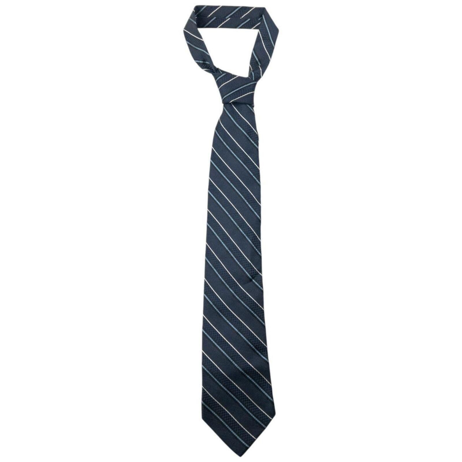 Issey Miyake Vintage 90s Issey Miyake Striped Silk Tie Size ONE SIZE - 1 Thumbnail
