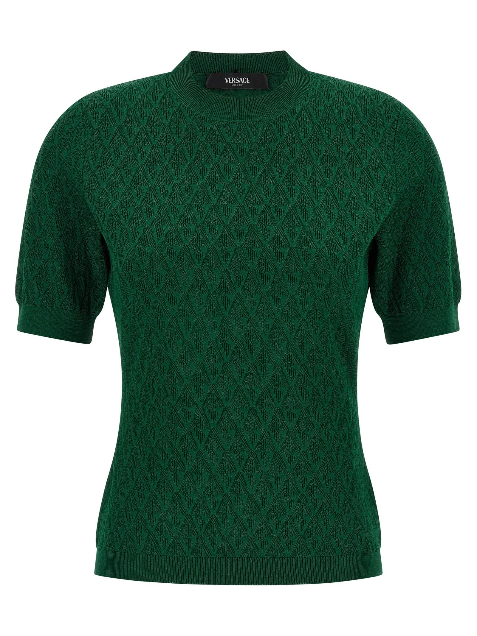 Versace V-pattern T-shirt Size M / US 6-8 / IT 42-44 - 1 Thumbnail