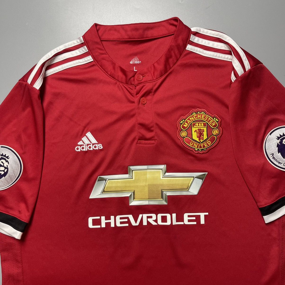 Adidas MAN UNITED ADIDAS 2017/2018 SOCCER HOME JERSEY #19 RASHFORD Size US L / EU 52-54 / 3 - 4 Thumbnail