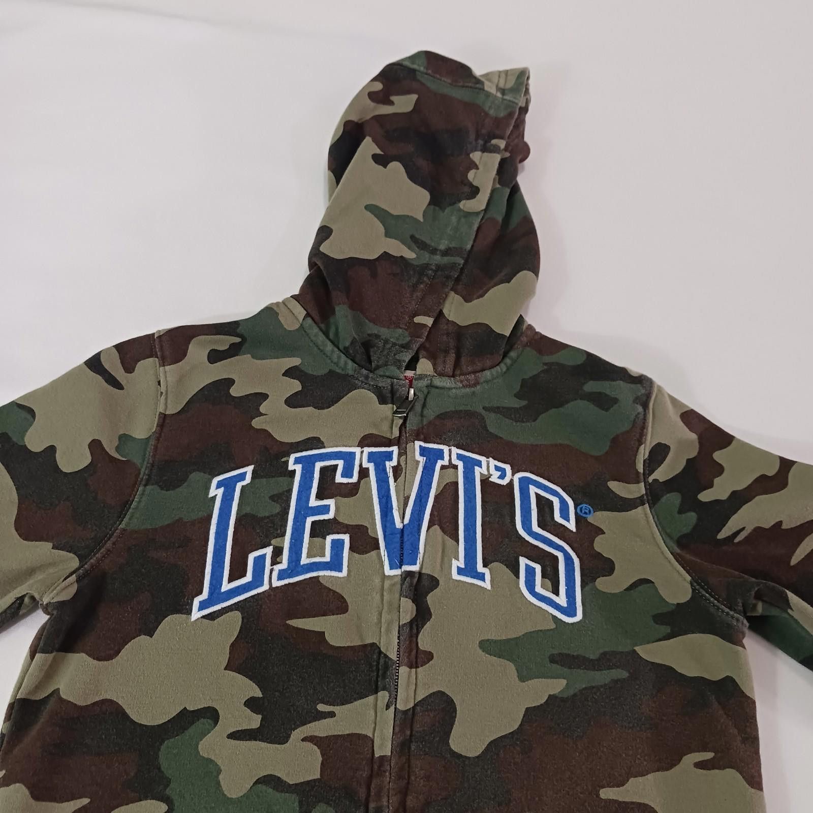 Levi's Levi's RN#81917 Men's Green Camo Full Zip Hoodie Jacket M Size US M / EU 48-50 / 2 - 10 Thumbnail