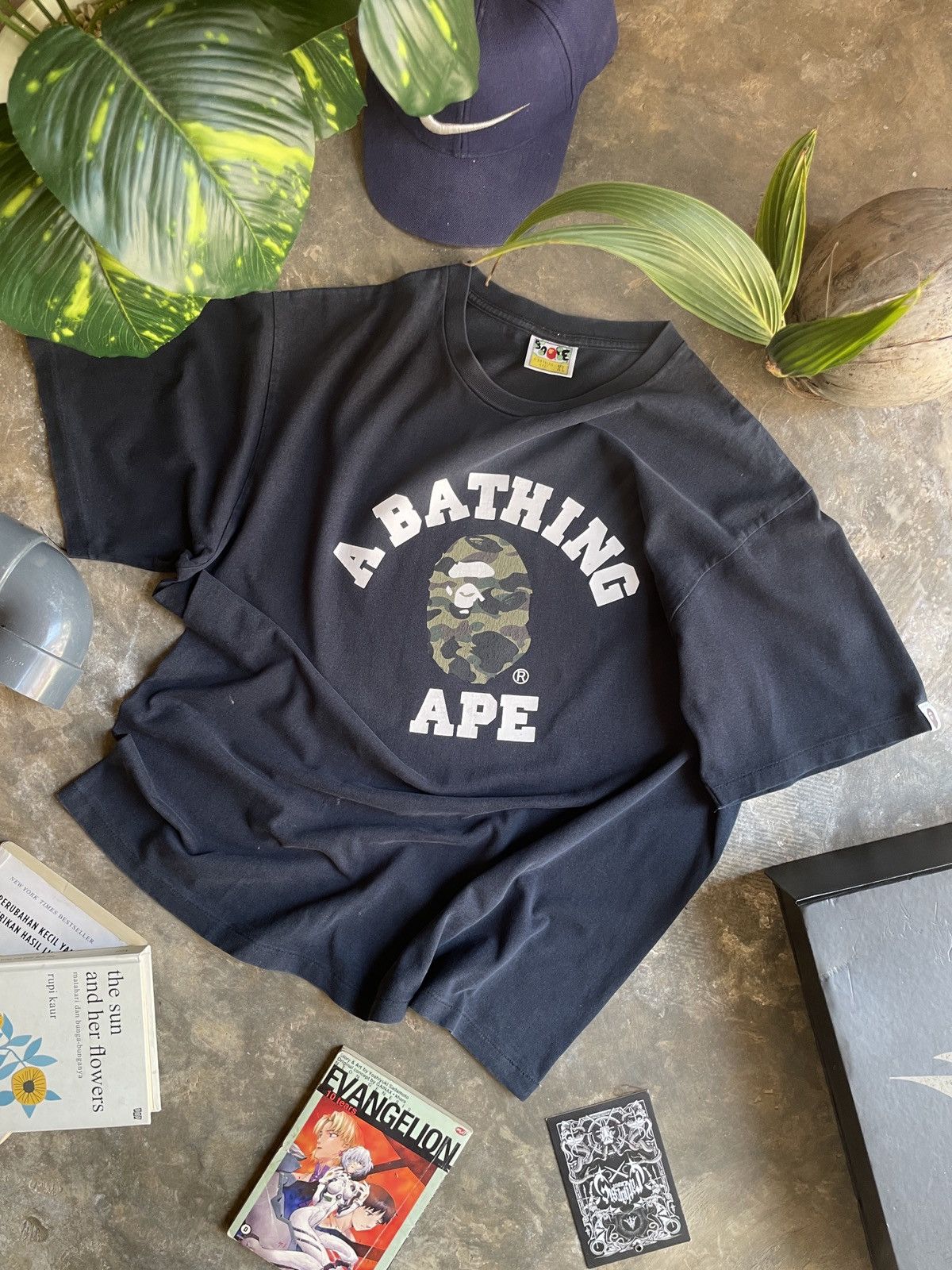 Bape A bathing Ape 1st Cammo T shirt black Size US XL / EU 56 / 4 - 4 Thumbnail