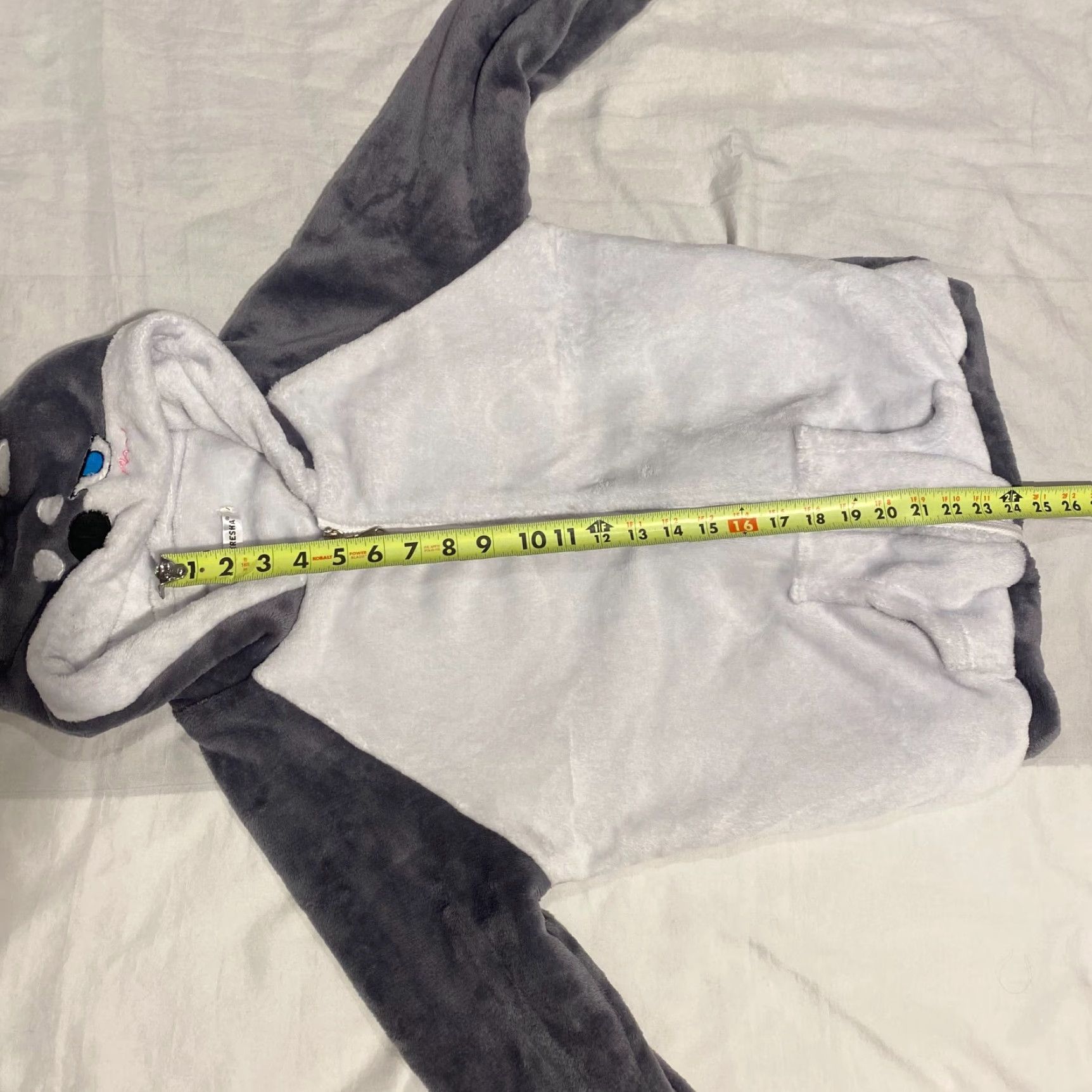 Vintage Coriresha Hoodie Dog Pattern Animal Print Gray Shiba Inu Womens M Hoodie Sweatshirt Long Sleeve Pullover Casual Fall Spring Size M / US 6-8 / IT 42-44 - 5 Thumbnail
