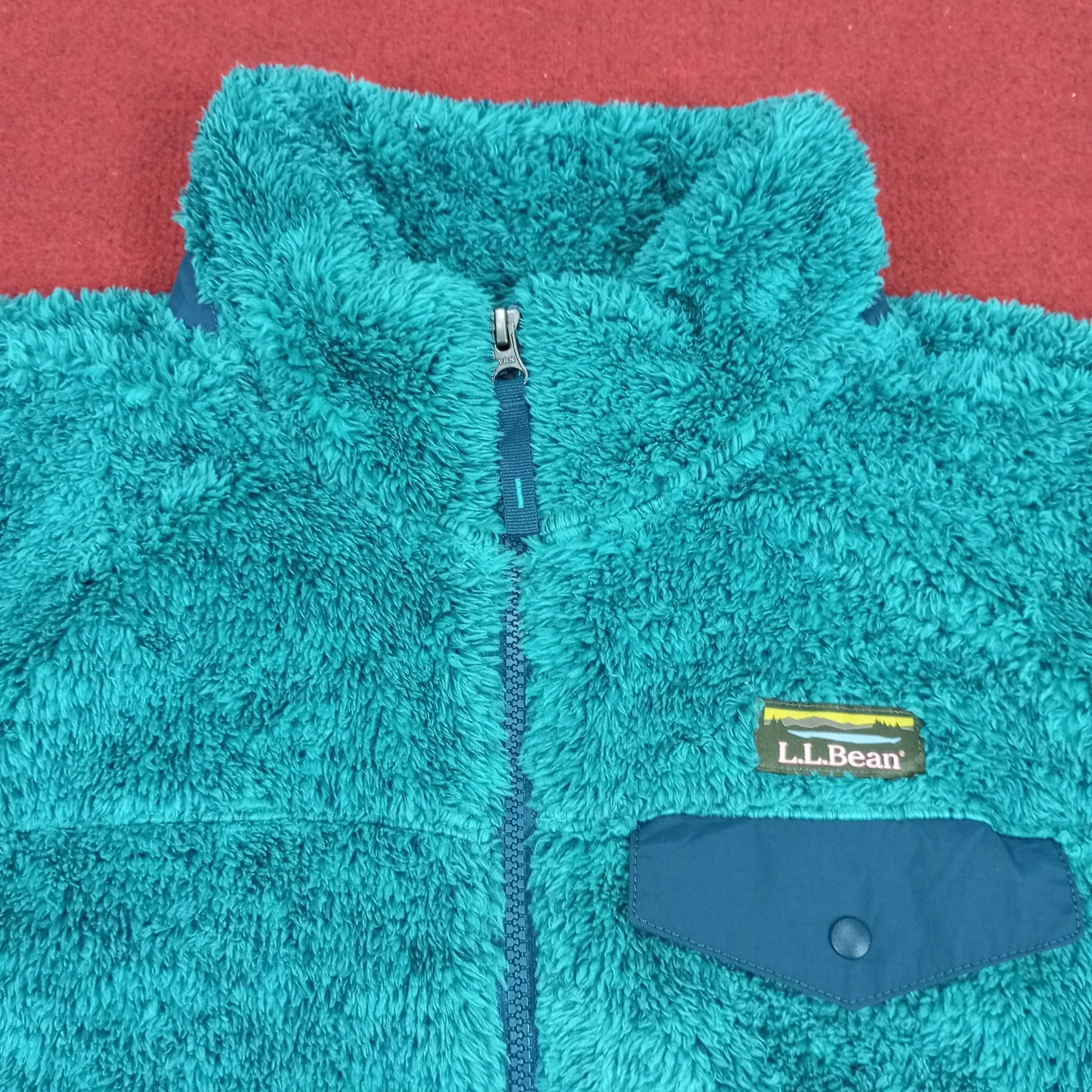 L.L. Bean × Vintage LL Bean Outdoor Brand Style Fleece Jacket Size US L / EU 52-54 / 3 - 2 Thumbnail