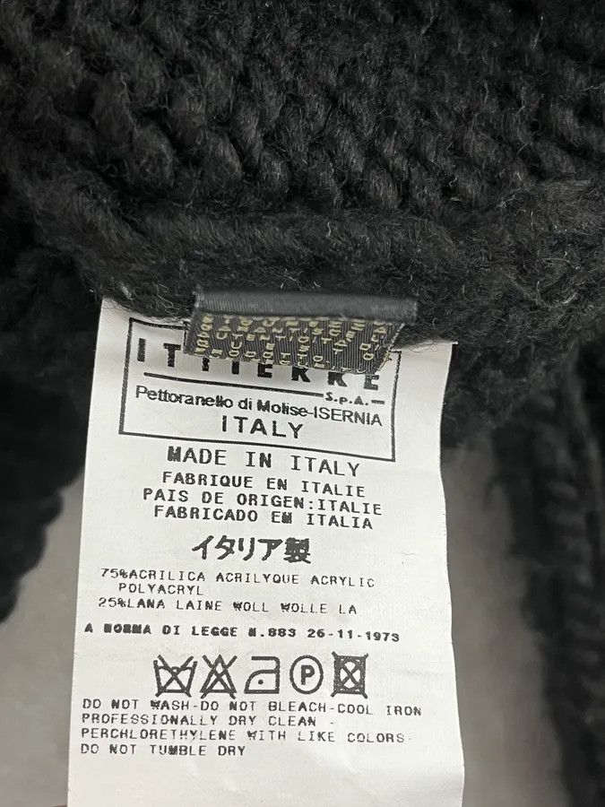 Just Cavalli AW2005 Cavalli Black Wool Half-Zip Sweater Size US L / EU 52-54 / 3 - 8 Thumbnail