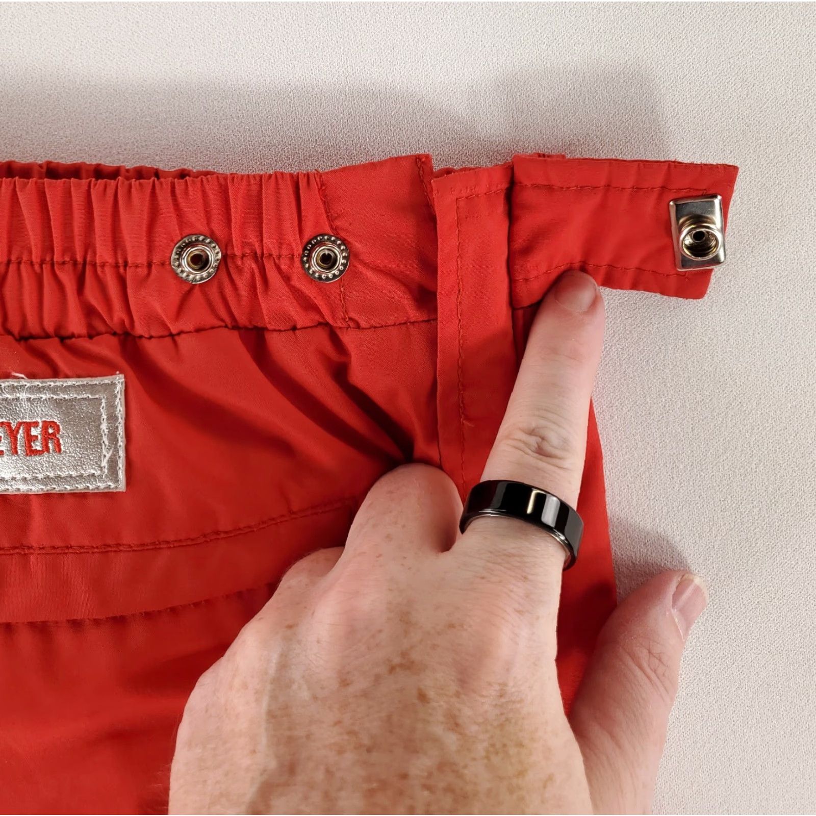 Obermeyer VINTAGE Obermeyer Snow Pants GTX Red Mens XL 36-38x34 Side Zip 90s Ski Pants Men Size US 36 / EU 52 - 5 Thumbnail