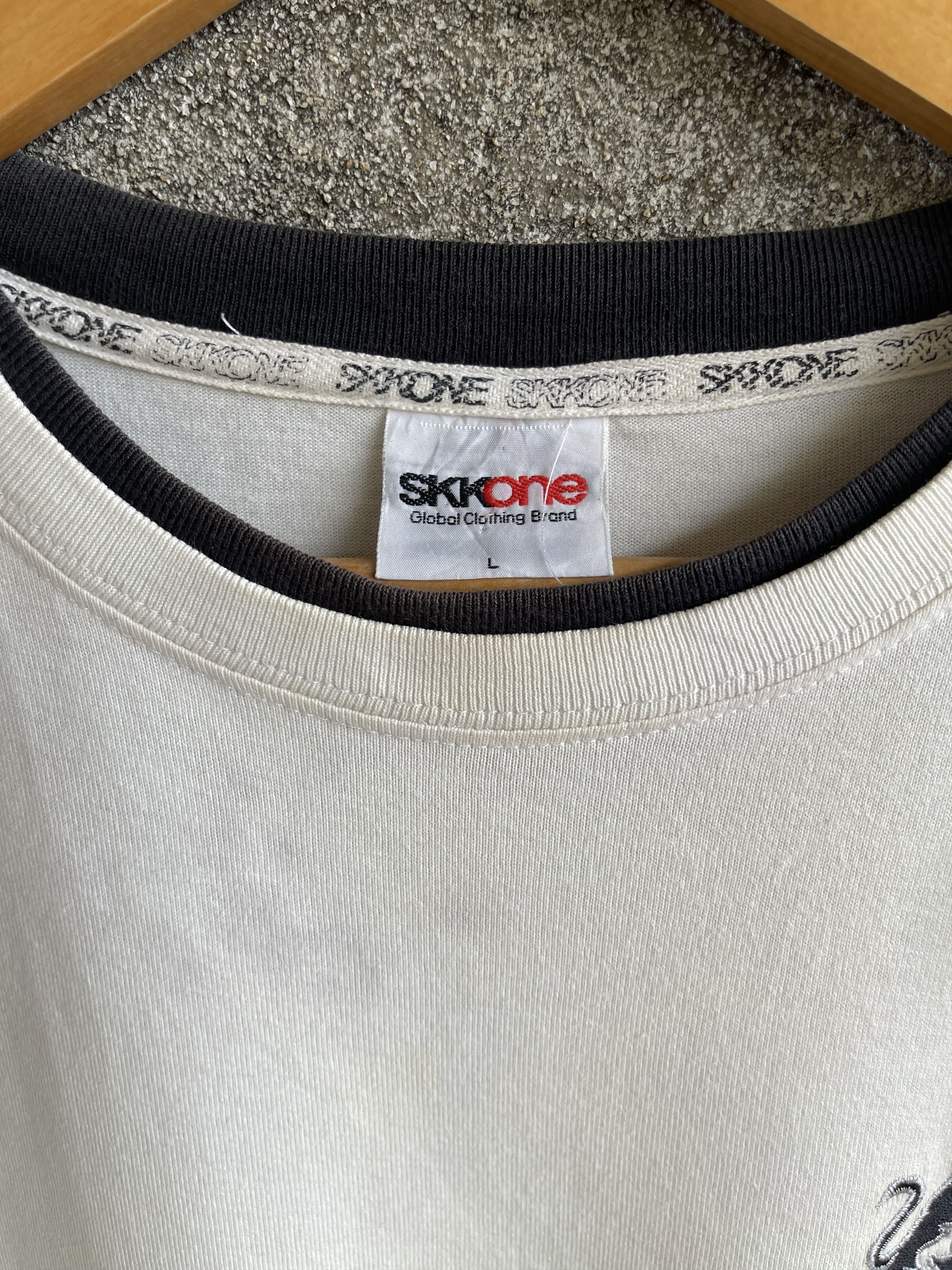 If Six Was Nine Vintage🔥SKK ONE🔥Big Logo Flame Double Layer LongSleeve 90’s Size US L / EU 52-54 / 3 - 12 Thumbnail