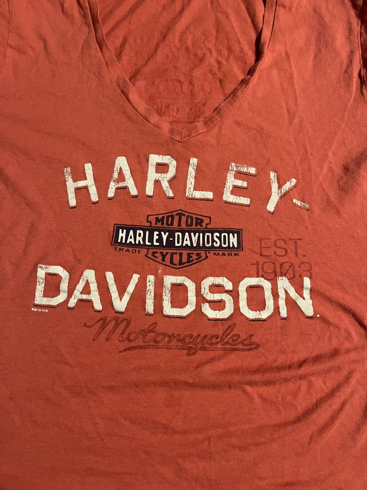 Harley Davidson Y2k Harley Davidson top. Size L / US 10 / IT 46 - 2 Thumbnail