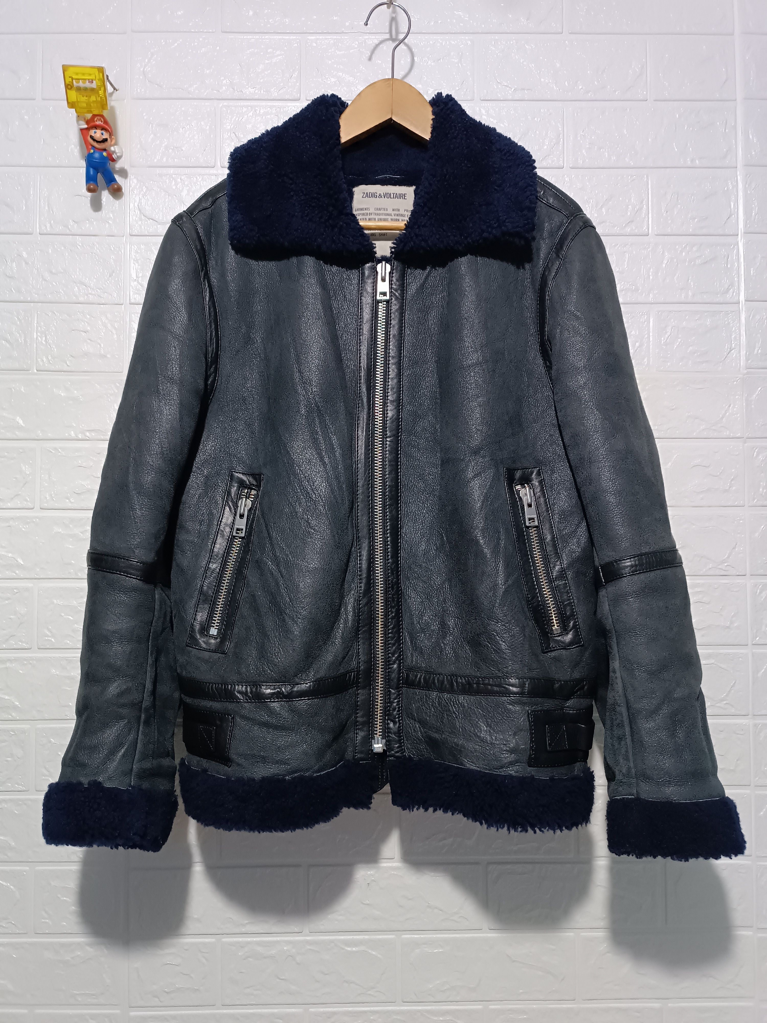 Zadig & Voltaire Vintage Zadig & Voltaire Kafe Shearling Jacket Size US M / EU 48-50 / 2 - 1 Thumbnail