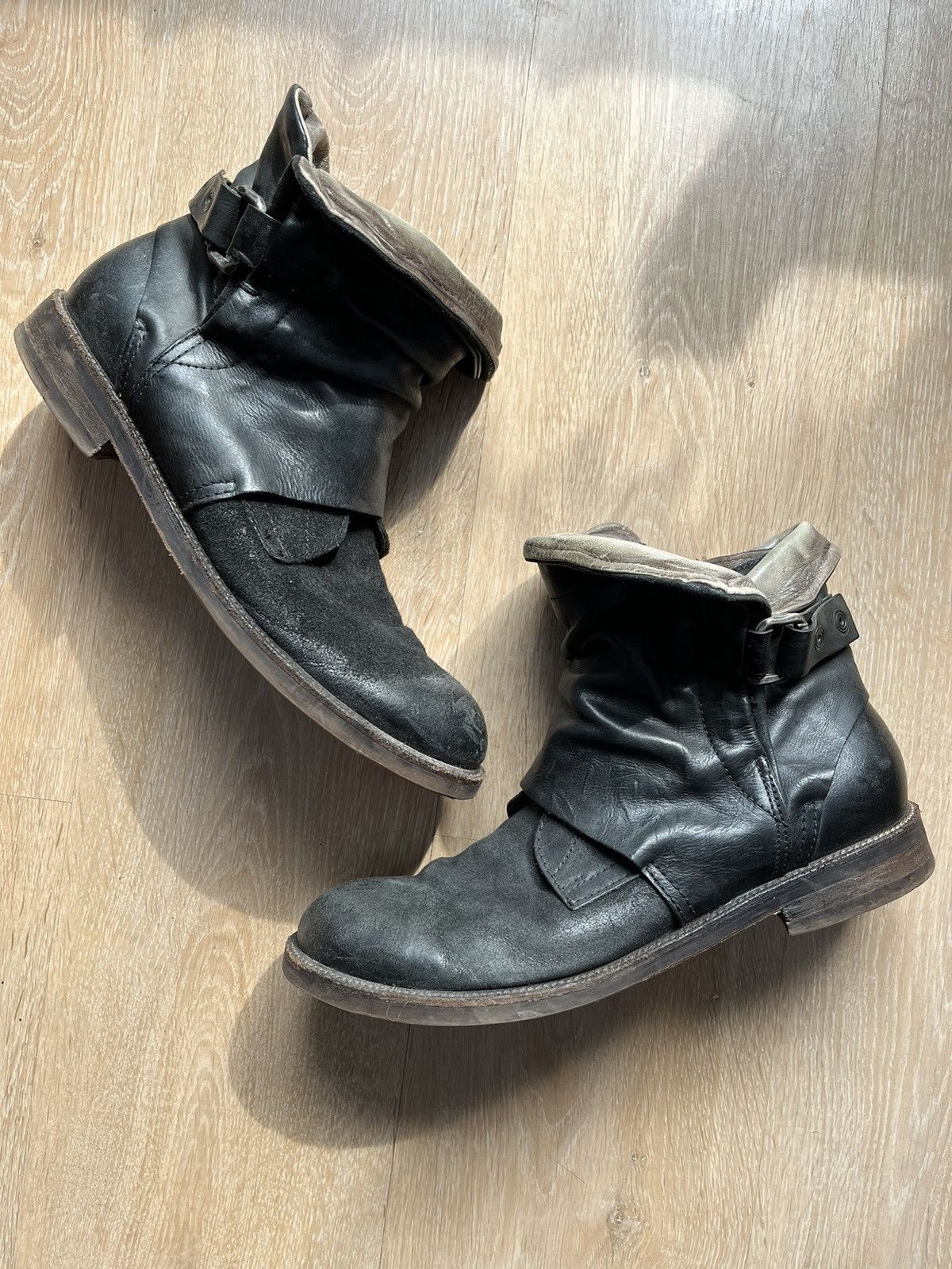 Japanese Brand A.S.98 Avant Garde Archive Leather Boots | Grailed