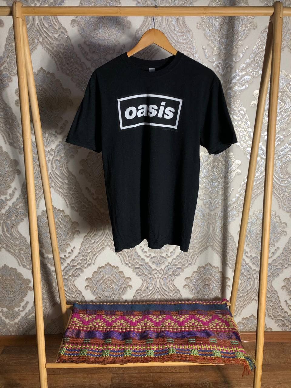 Band Tees × Vintage VERY RARE OASIS BIG LOGO ROCK T-SHIRT PUNK METAL Y2K 90s Sk8 Size US L / EU 52-54 / 3 - 1 Thumbnail