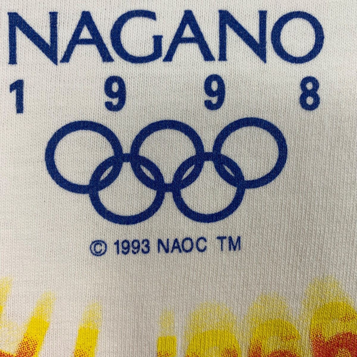 USA Olympics × Vintage Vintage OLYMPICS winter games nagano printed logo tee Size US L / EU 52-54 / 3 - 8 Thumbnail