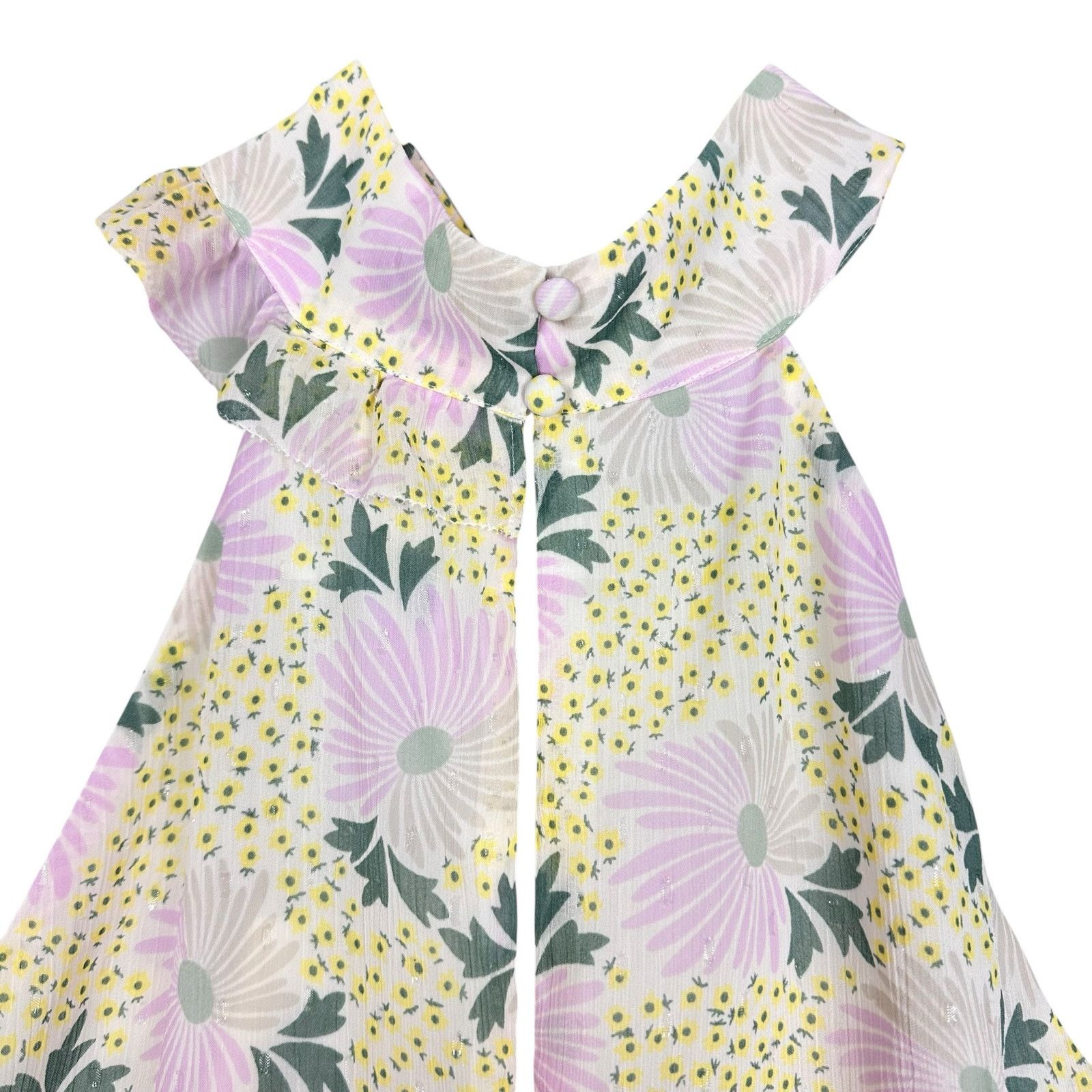 Ted Baker Ted Baker Twist Neck Mini A-line Floral Ruffle Dress Sz 16 Size XXL / US 16-18 / IT 52-54 - 14 Thumbnail