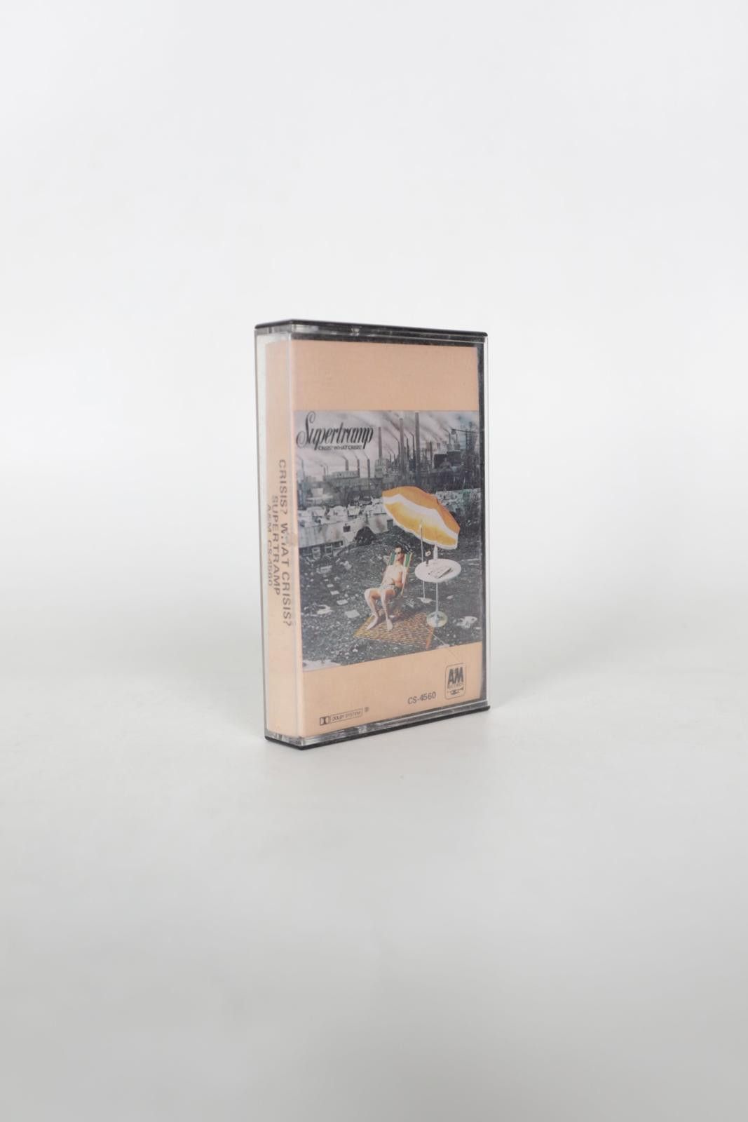 Other 75' AM Records Superstramp Crisis What Crisis Cassette Size ONE SIZE - 1 Thumbnail