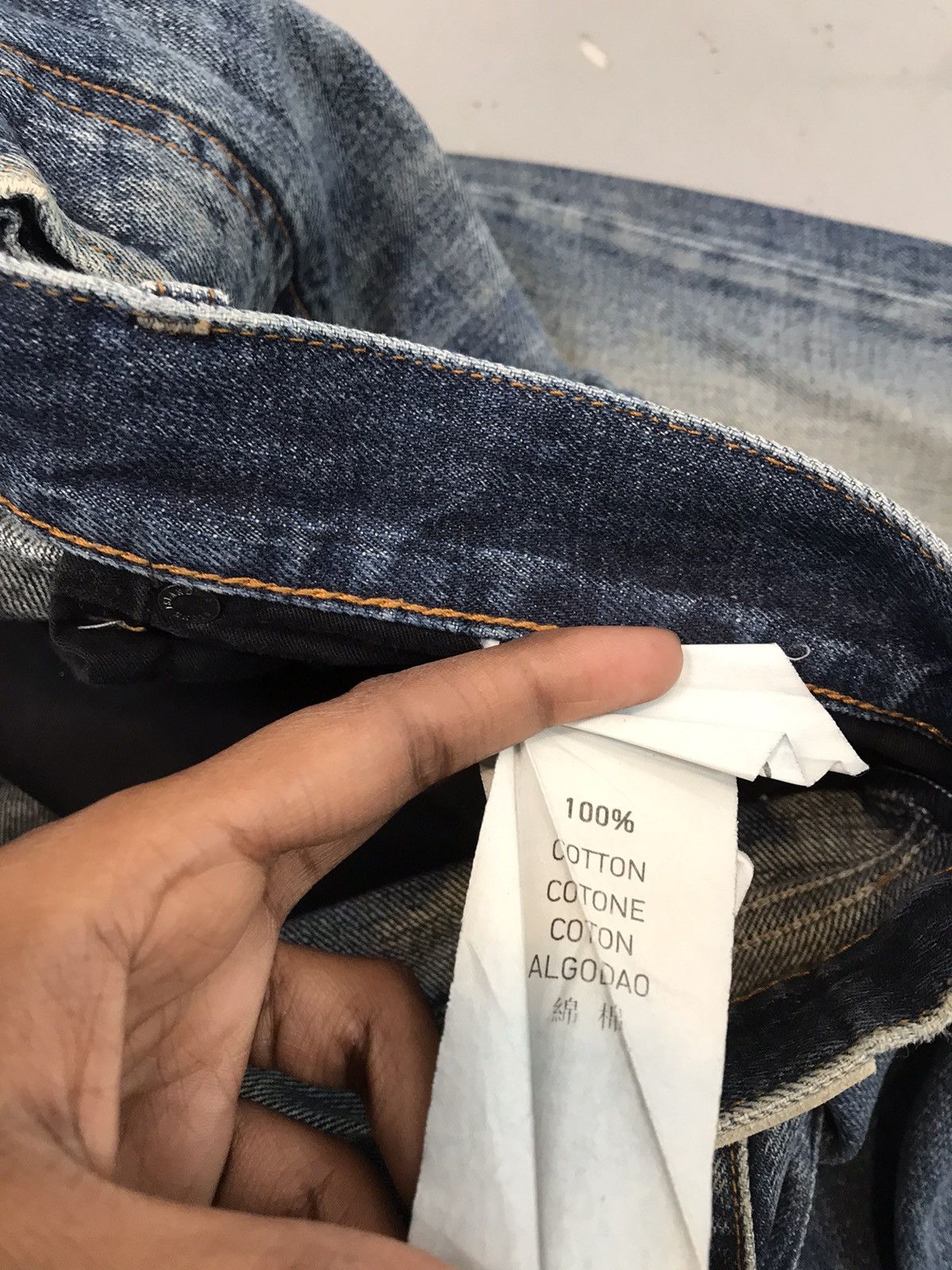 Stone Island × Vintage Vintage stone island distressed straight fit denim Size US 38 / EU 54 - 10 Thumbnail