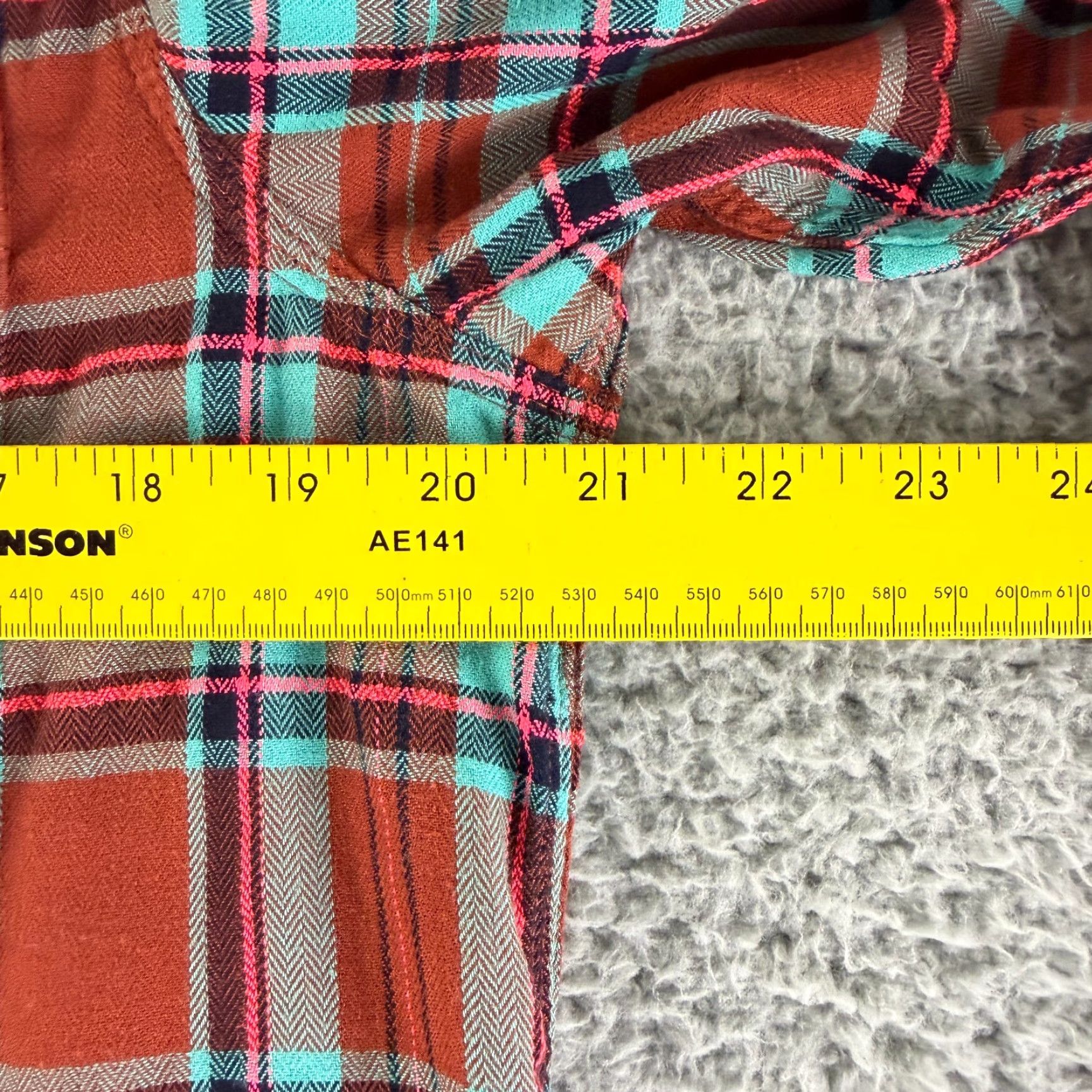 Scotch & Soda Scotch & Soda Button-Up Shirt Mens Medium Orange Plaid Long Sleeve Cotton Casual Size US M / EU 48-50 / 2 - 7 Thumbnail