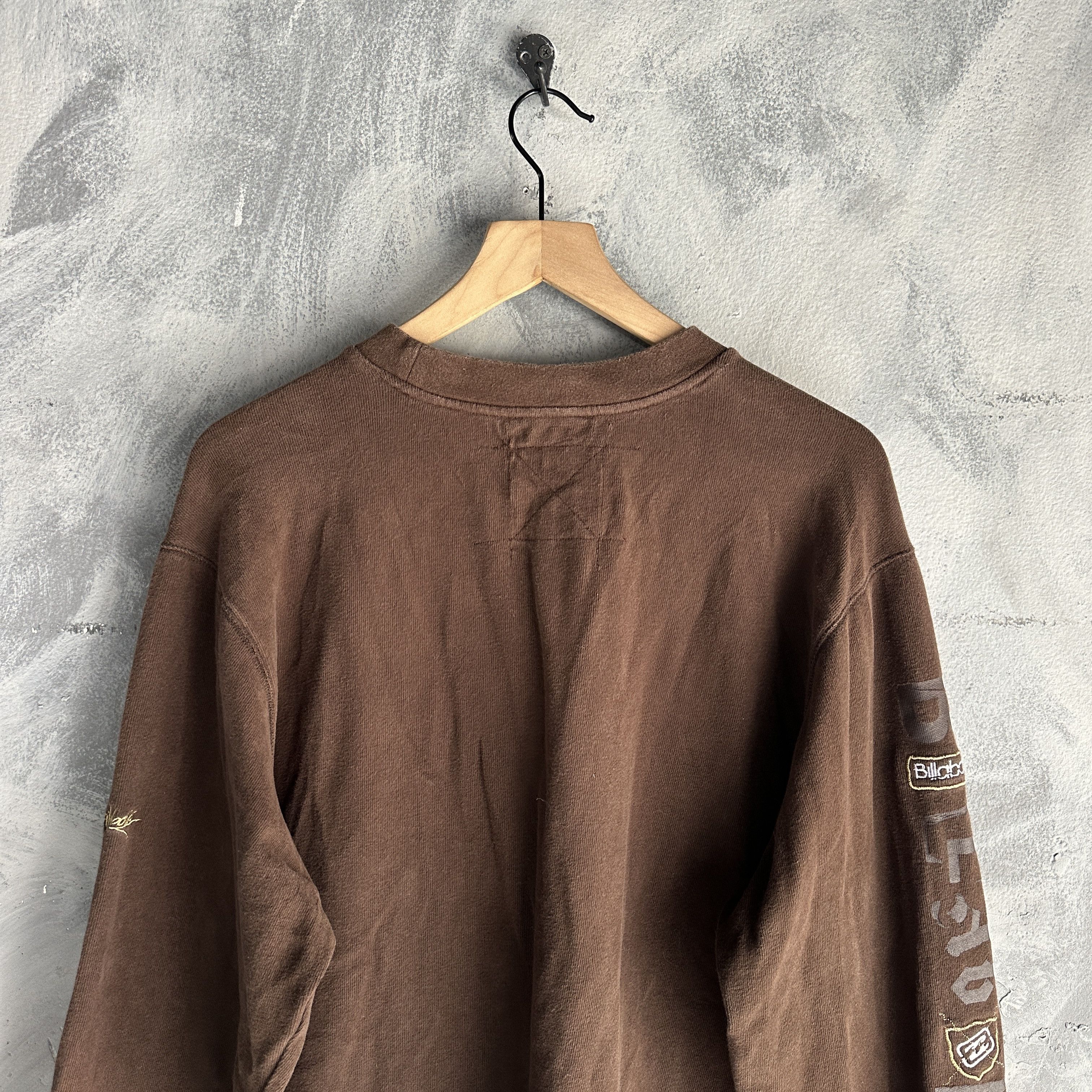 Billabong Vintage Billabong Sweater Mens Sleeve Hits Y2K Graphic Surf Size US XL / EU 56 / 4 - 7 Thumbnail