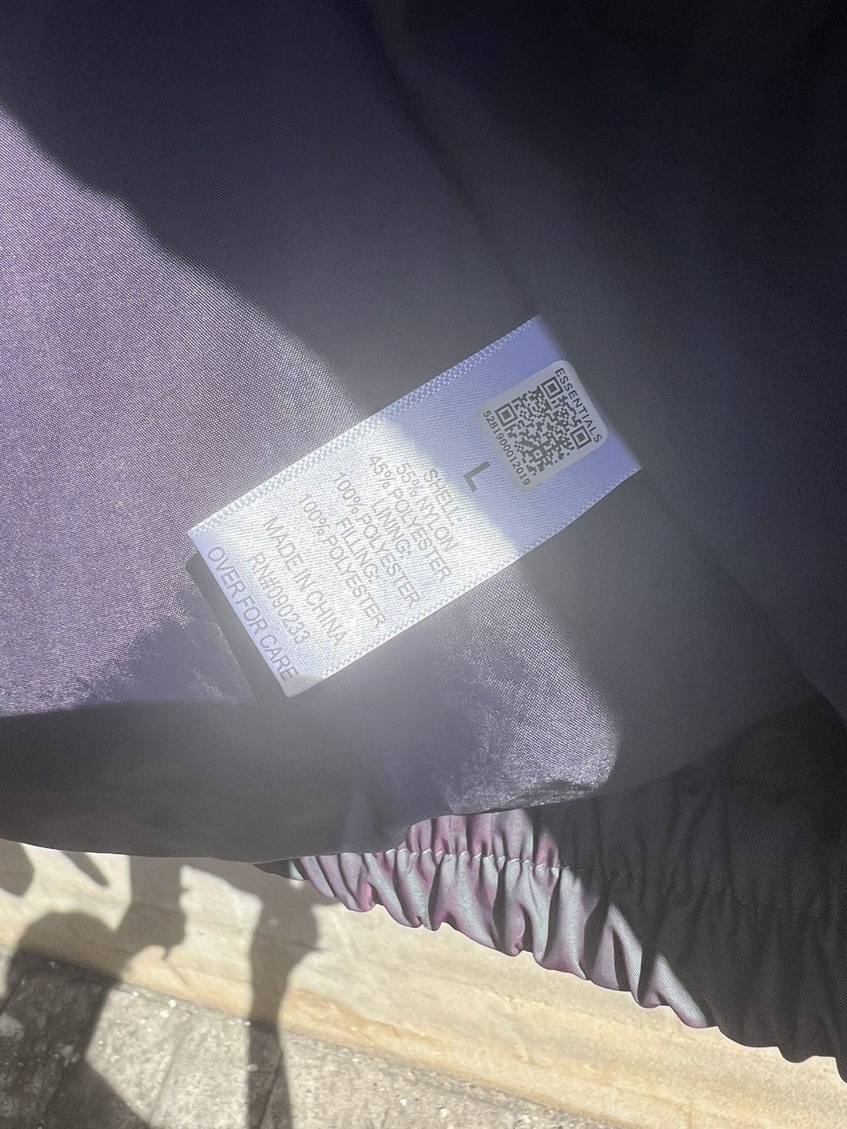 Essentials × Fear of God Purple/Iridescent FEAR OF GOD x ESSENTIALS Puffer Jacket Size US L / EU 52-54 / 3 - 4 Thumbnail