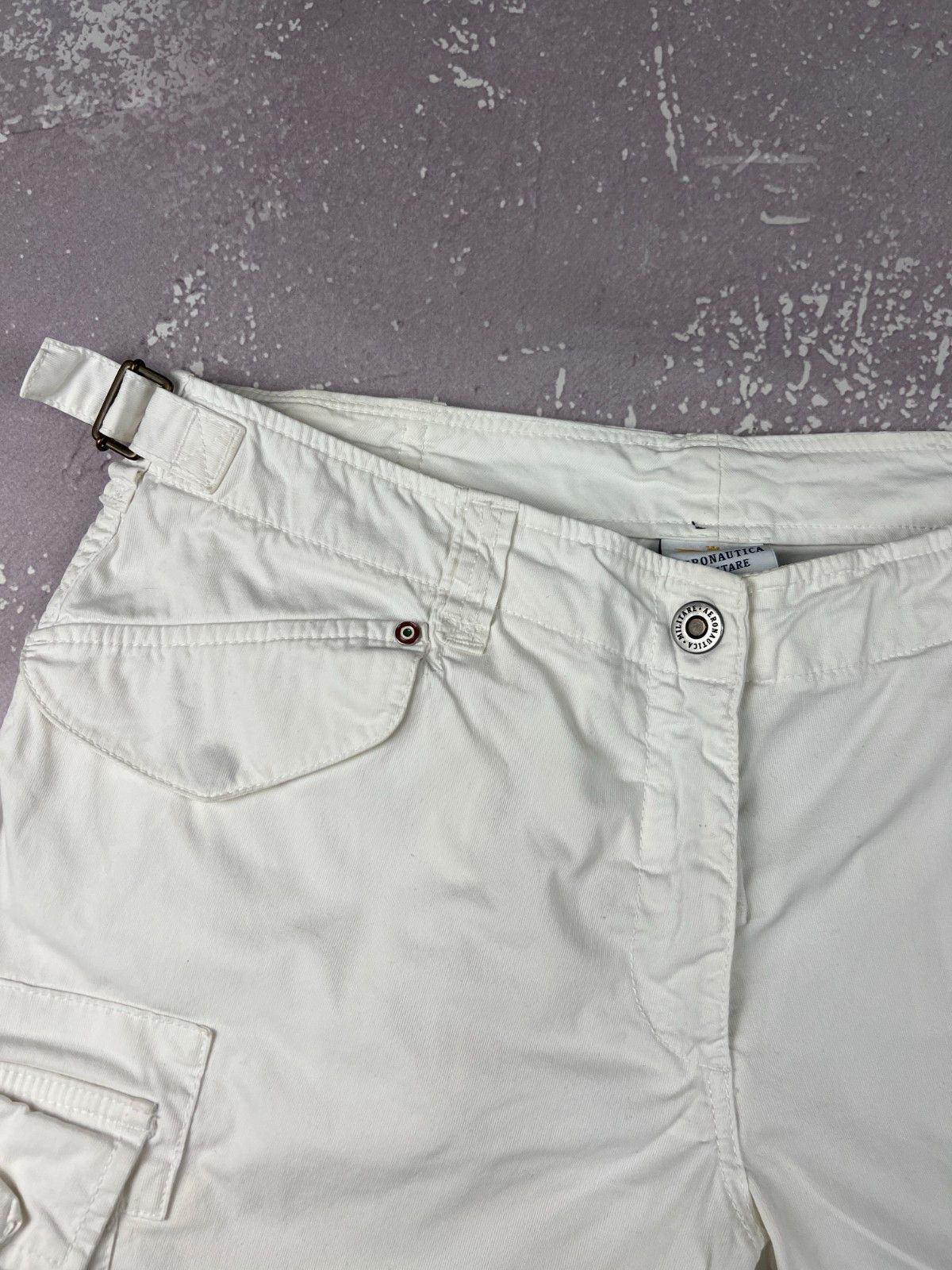 Aeronautica Militare Aeronautica Militare Cotton Cargo Bermuda Shorts Size US 31 - 3 Thumbnail