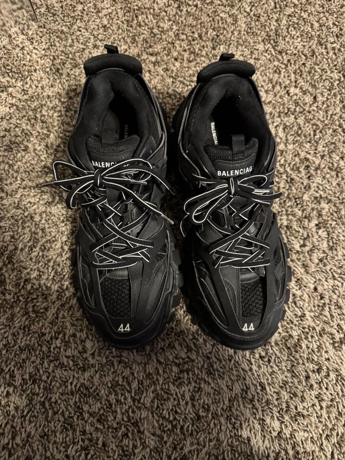 Balenciaga track runners size44 (US 11) Balenciaga track runner black n white 11 (44) | Mercari main image 4
