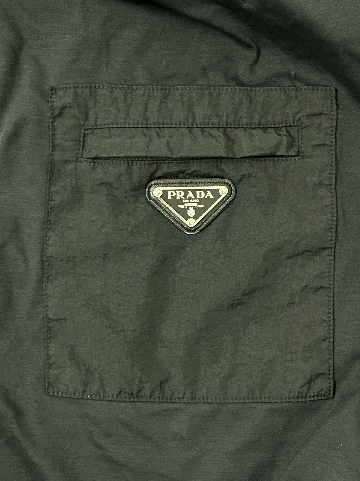 Prada Prada nylon pocket logo tshirt Size US XL / EU 56 / 4 - 4 Thumbnail