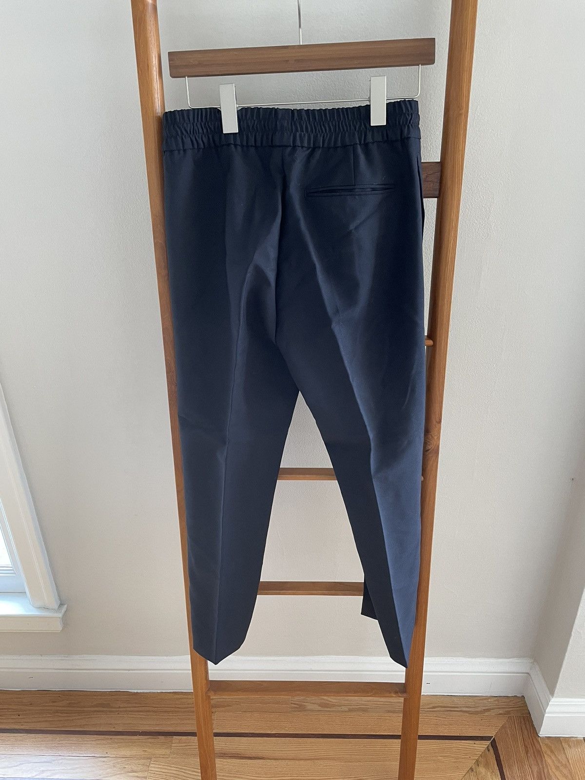 Navy Acne Ryder Pants Acne Studios Navy Ryder Wool Trousers Sz 44