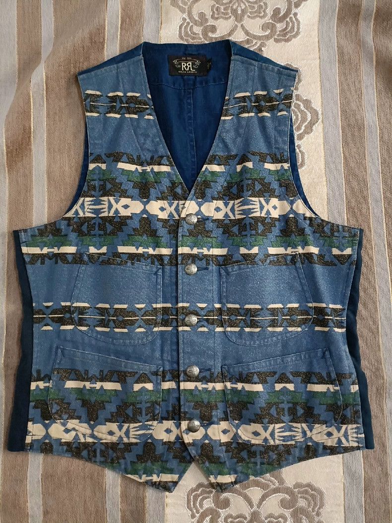 RRL Ralph Lauren Indian Southwest Vest