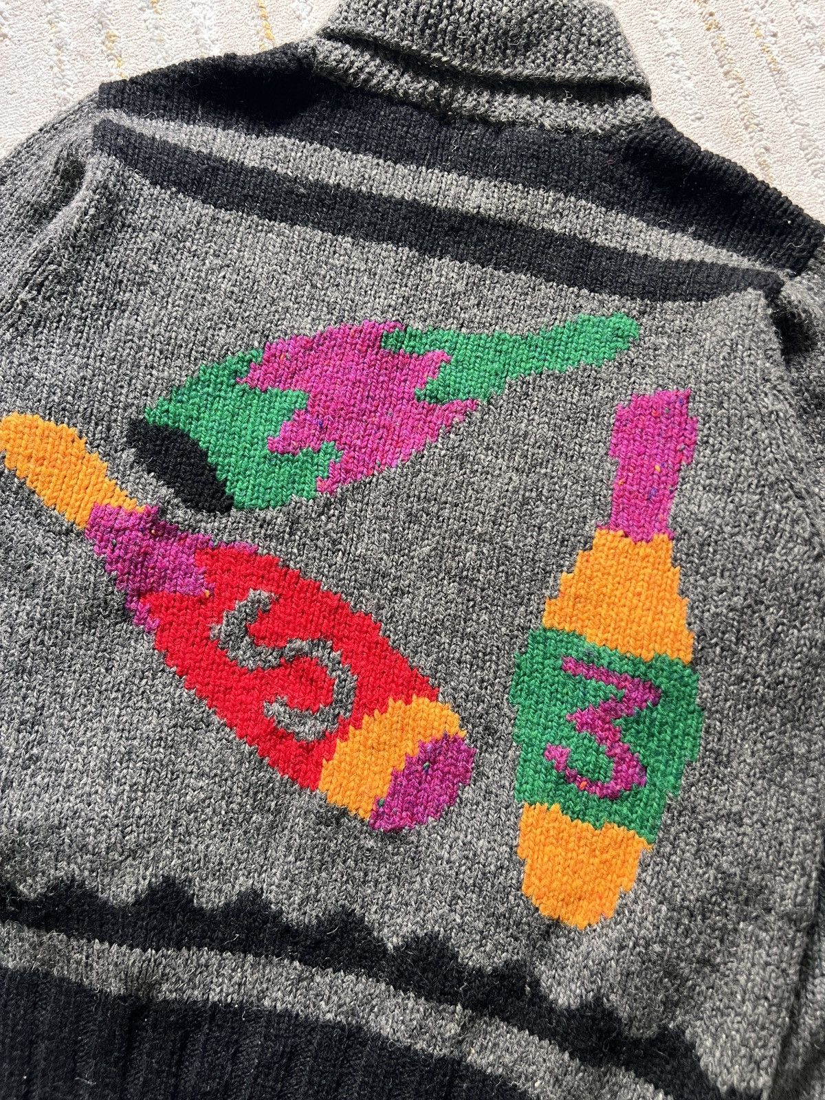 Paul Smith × Vintage Vtg Paul Smith Knitted Wool Sweater Size US L / EU 52-54 / 3 - 3 Thumbnail